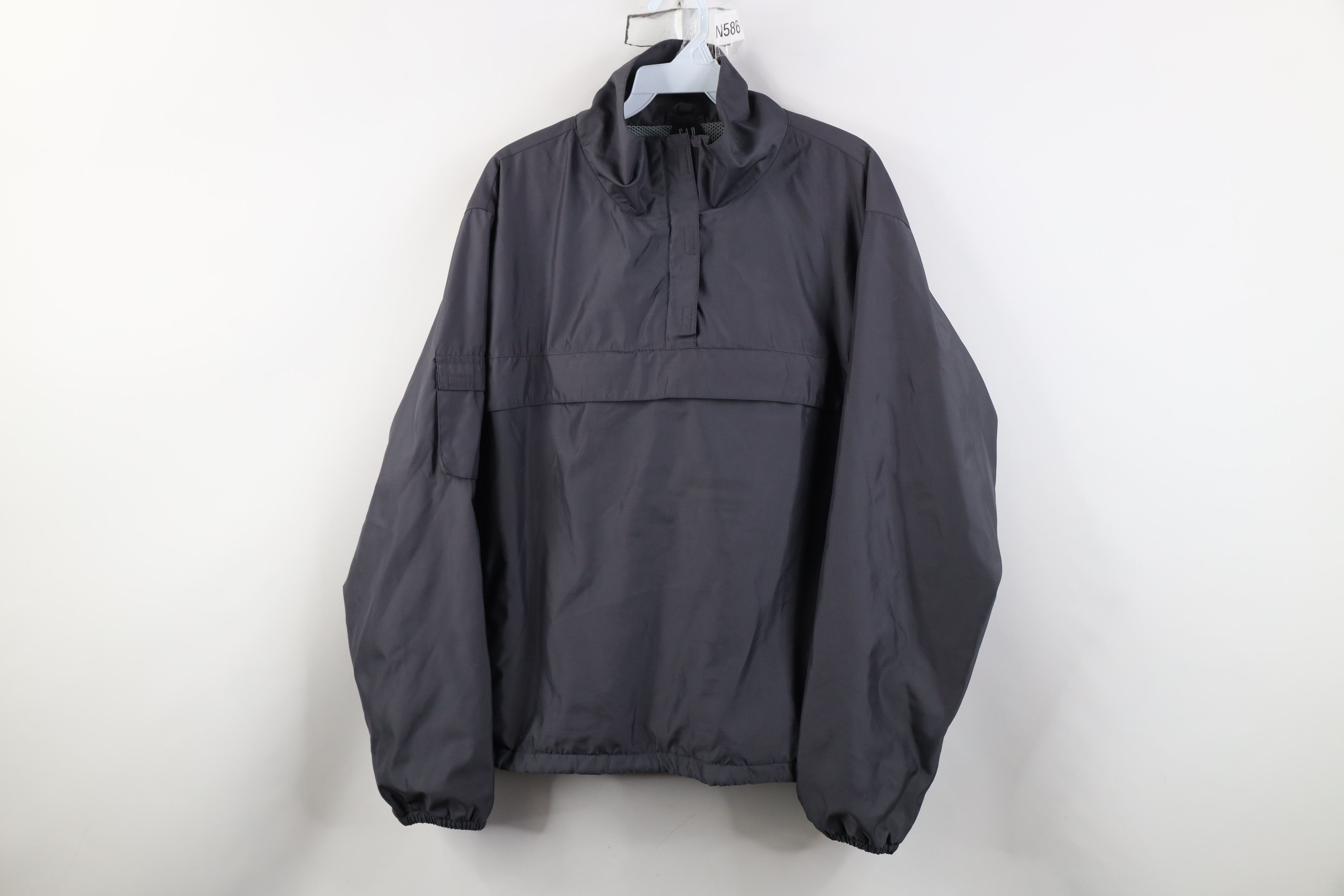 Gap Vintage 90s Gap Blank Pullover Anorak Windbreaker Jacket Size L / US 10 / IT 46 - 1 Thumbnail