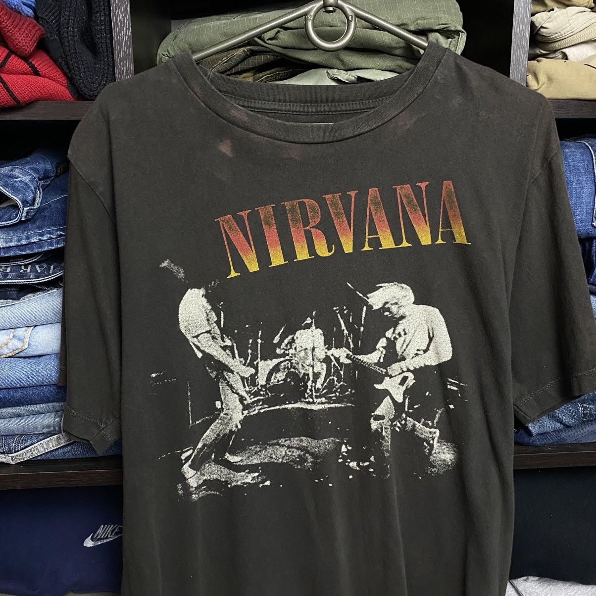 Band Tees Vintage Nirvana Big Logo 2000’s Curt Cobain Tee size M Size US M / EU 48-50 / 2 - 2 Thumbnail