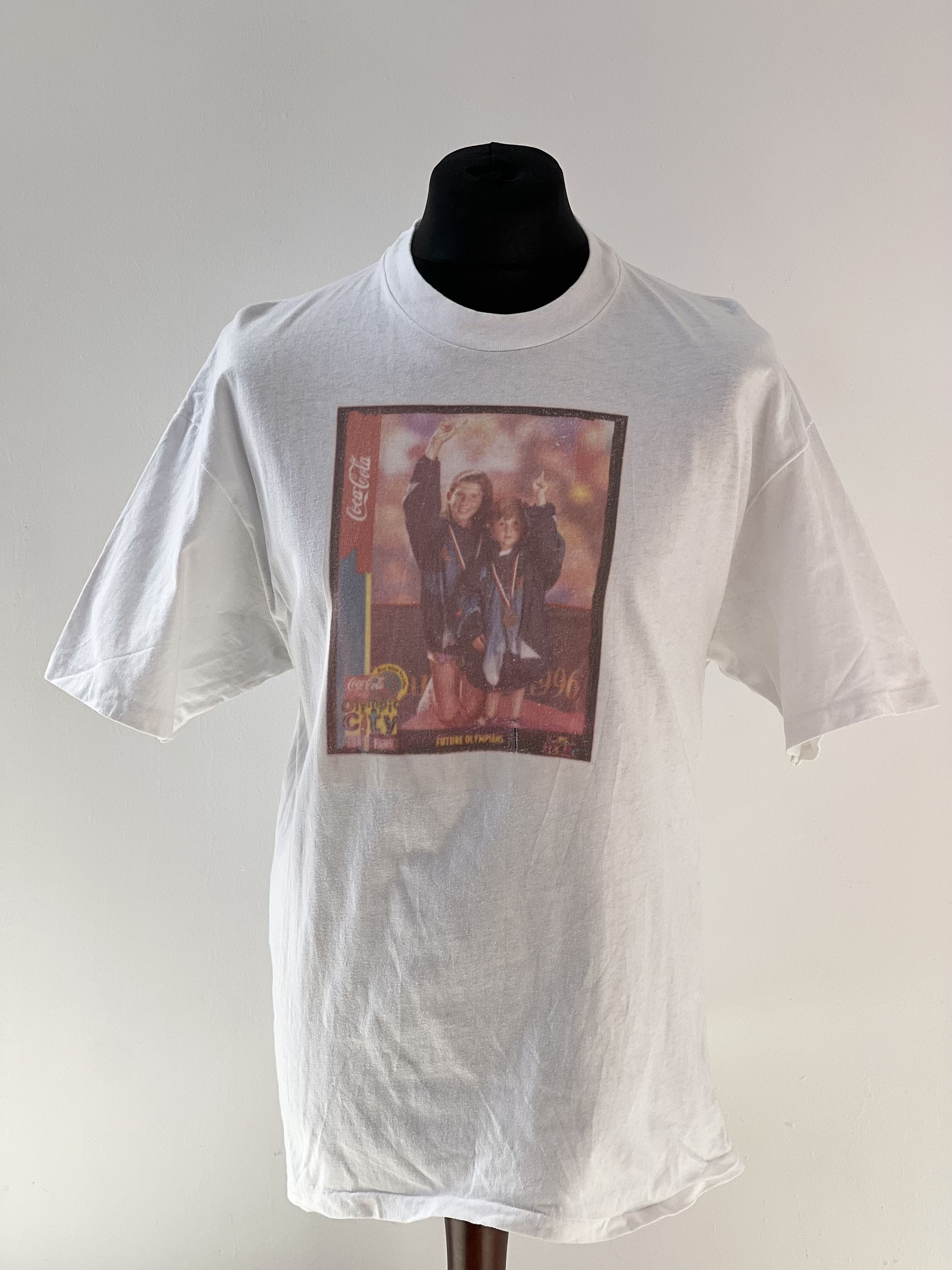 Coca Cola × Hanes HANES x Coca Cola vintage t-shirt Size US XL / EU 56 / 4 - 1 Thumbnail