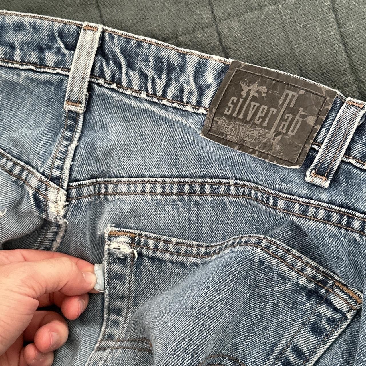 Levi's × Levi's Vintage Clothing × Southpole Y2K Levi’s SilverTab Faded Blue Baggy Jeans 36 x 30 Size US 36 / EU 52 - 7 Thumbnail