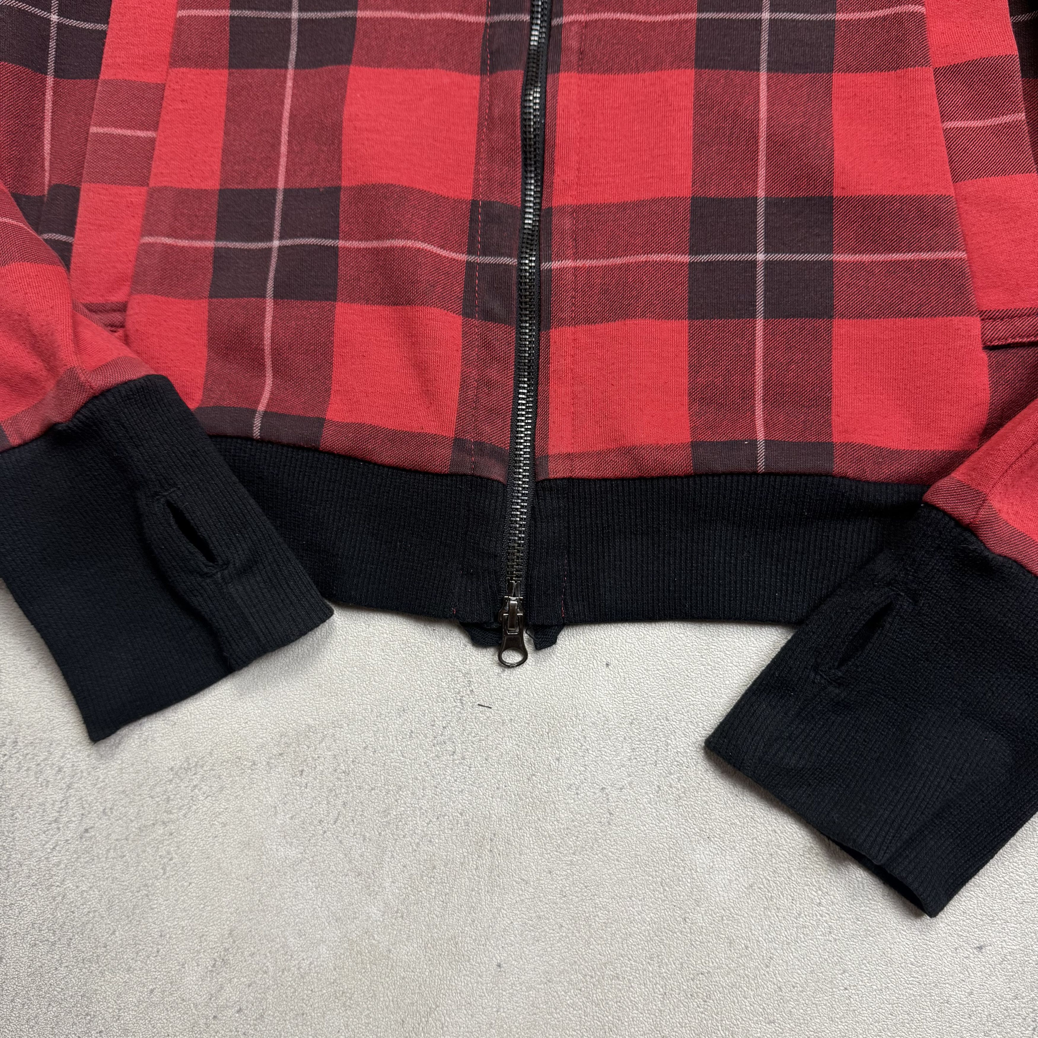 Jungle Storm Plaid Tartan Bono Jacket