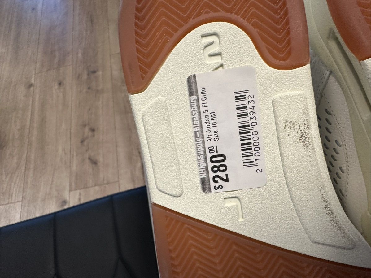 Nike Air Jordan 5 El Grito Size US 10.5 / EU 43-44 - 7 Thumbnail