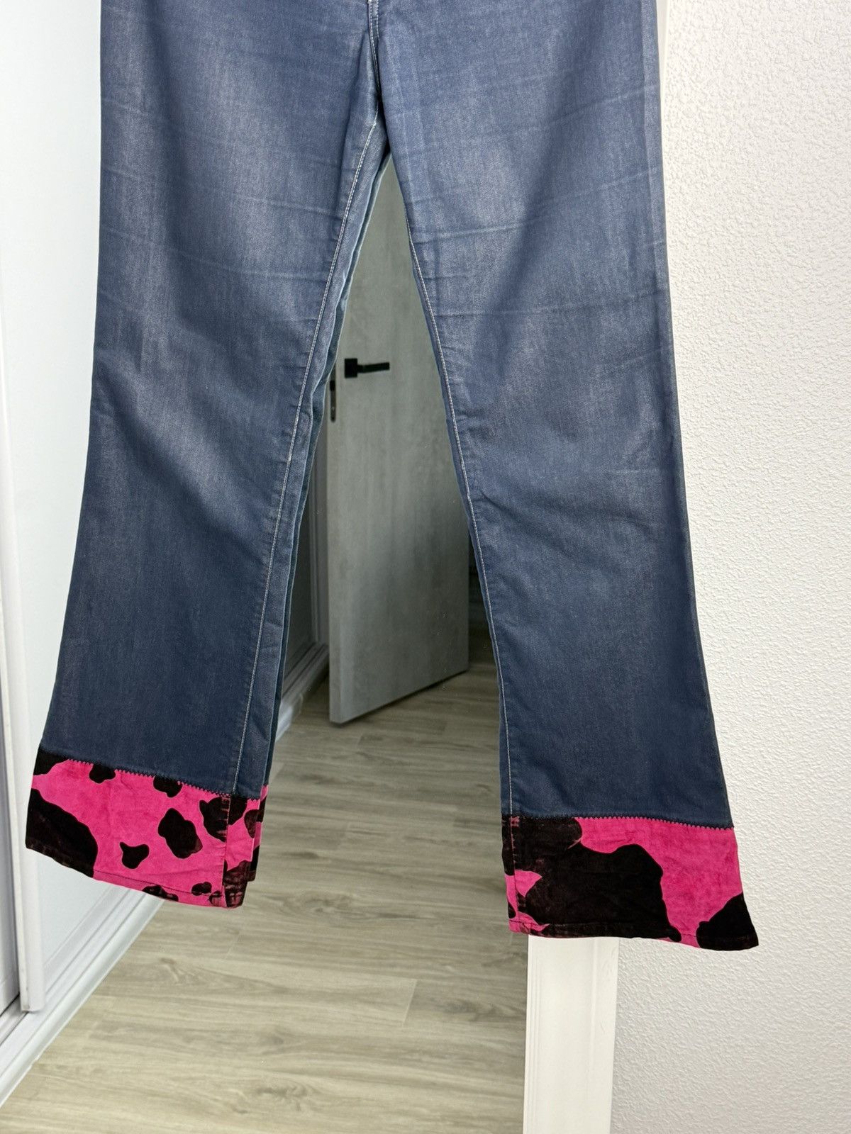 Gianfranco Ferre Archive Gianfranco Ferre Pants 1979 Flared Camo Leo Print Size 32" / US 10 / IT 46 - 5 Thumbnail