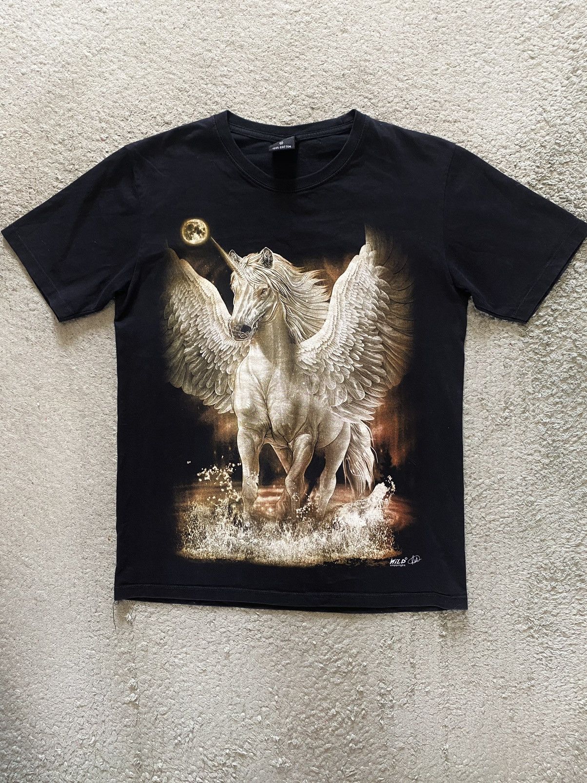 Vintage Rare opium Pegasus Unicorn affliction style Tee Skate Wild Size US M / EU 48-50 / 2 - 1 Thumbnail
