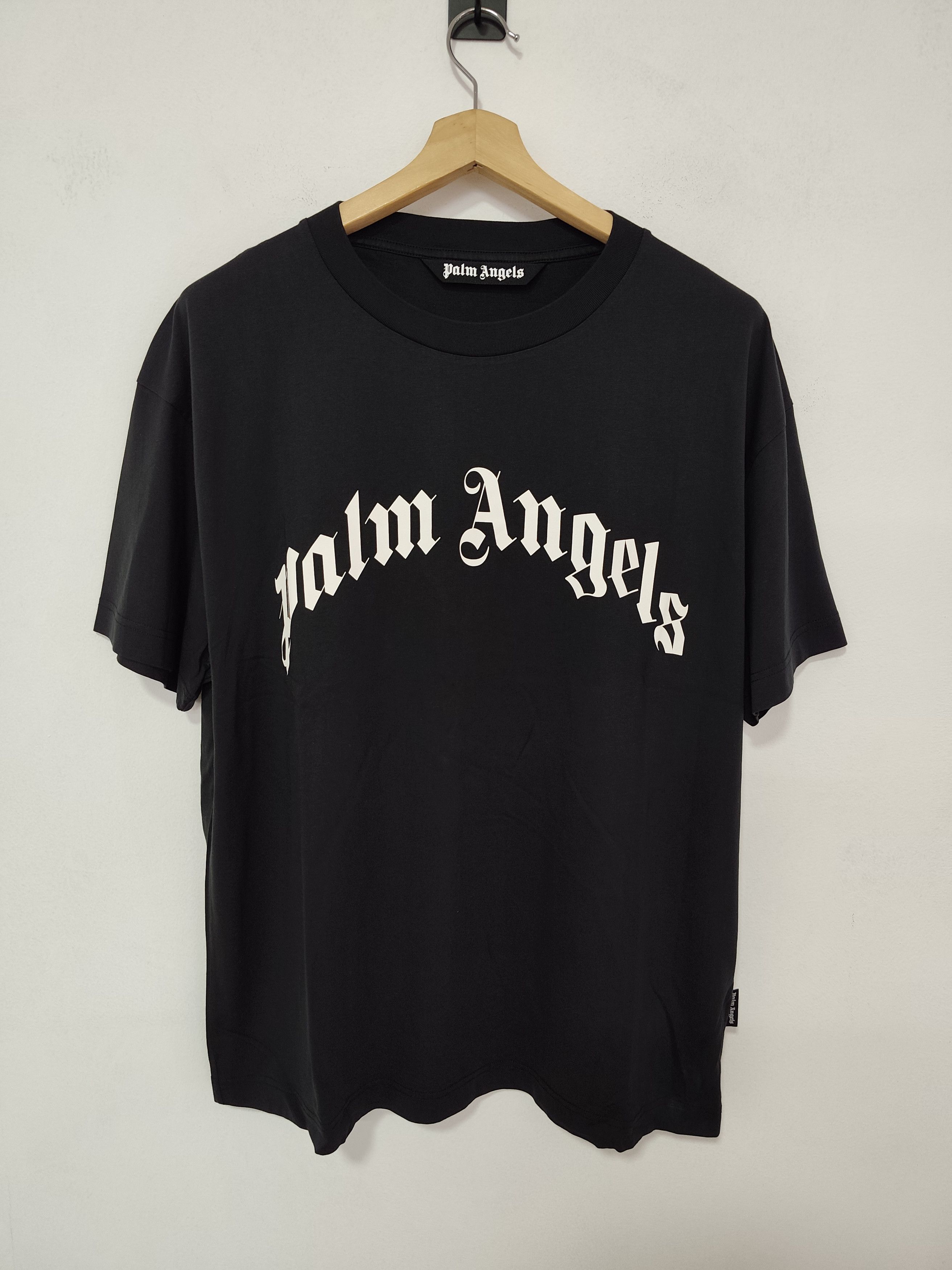Palm Angels Paml Angels "Curved Logo Over" Size US XXL / EU 58 / 5 - 1 Thumbnail