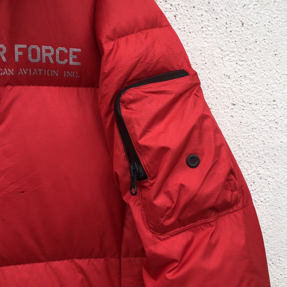 Avirex AVIREX U.S Air Force USAF Hooded Down Puffer Jacket Men's Size US L / EU 52-54 / 3 - 7 Thumbnail