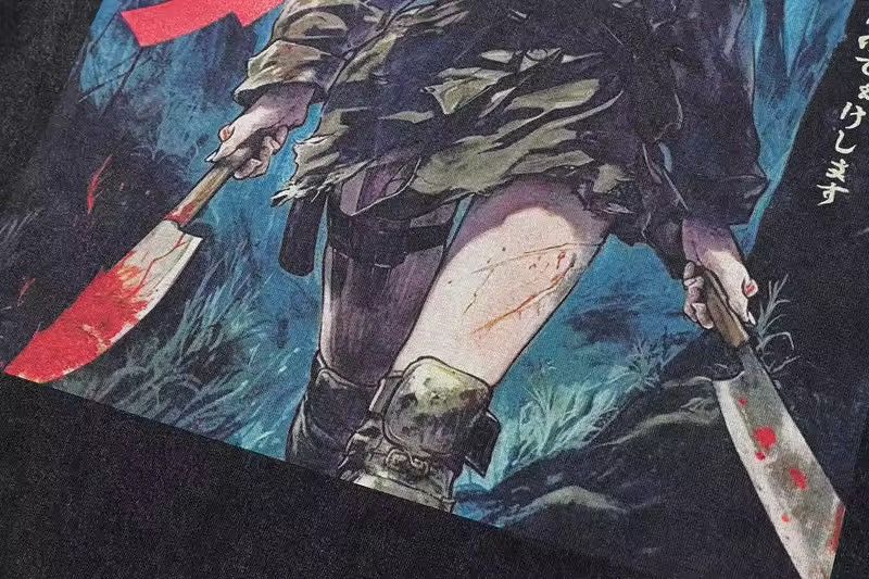 Other Washed Cartoon Anime Japanese Brand Loose T Shirt Size US L / EU 52-54 / 3 - 5 Thumbnail
