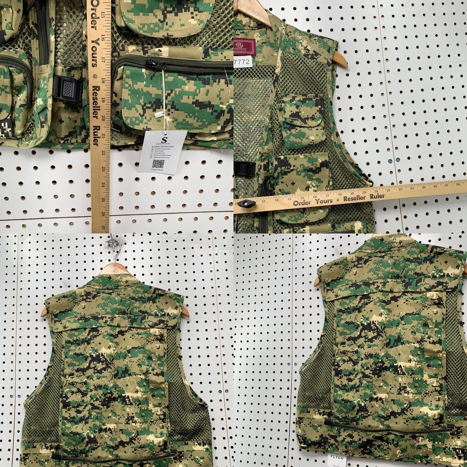 Vintage JARUSITE Camo Utility Vest Mens Small Green Camouflage NEW Hunt Outdoor Fish Size US S / EU 44-46 / 1 - 9 Thumbnail