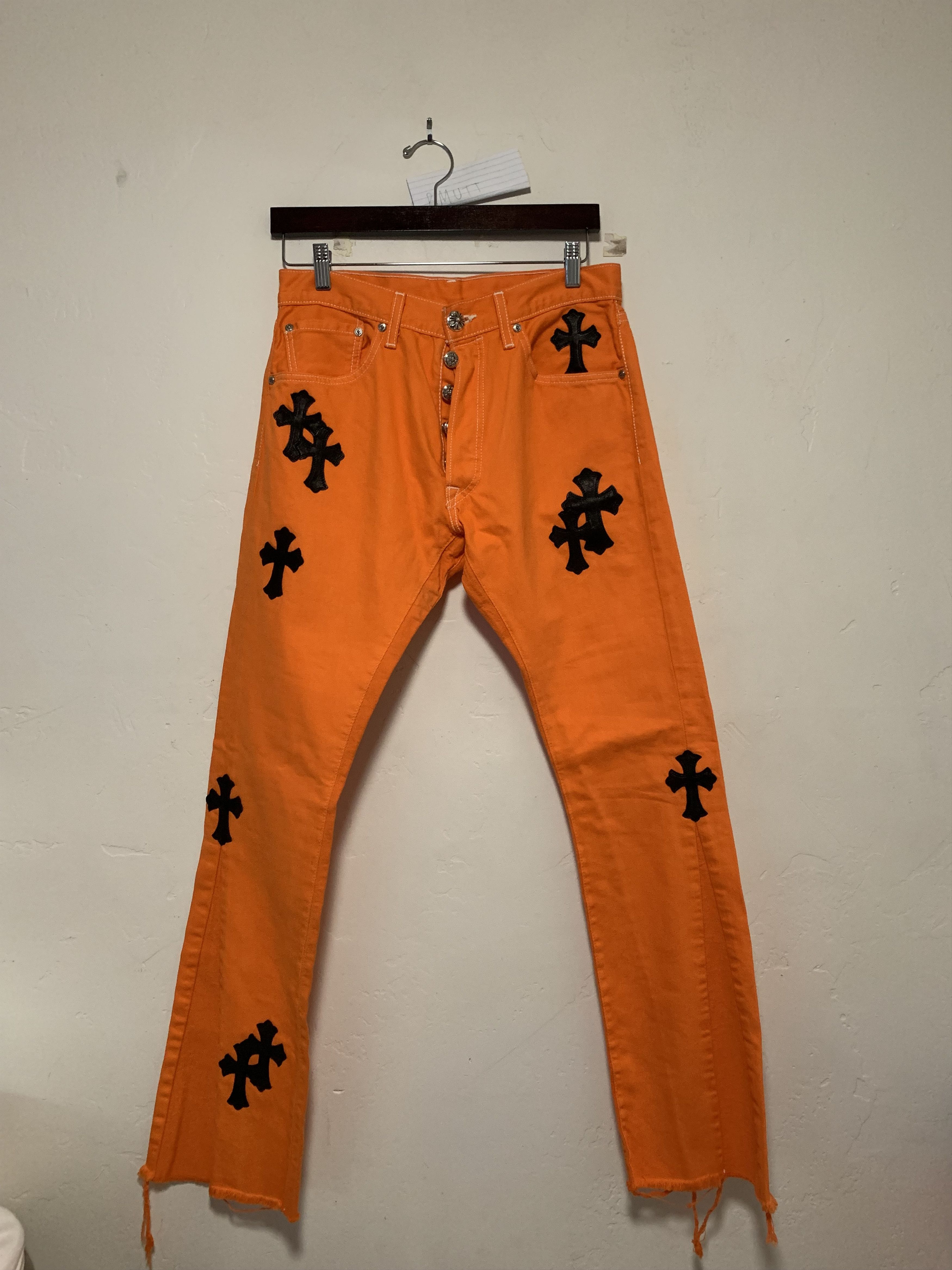 Off white store chrome hearts pants