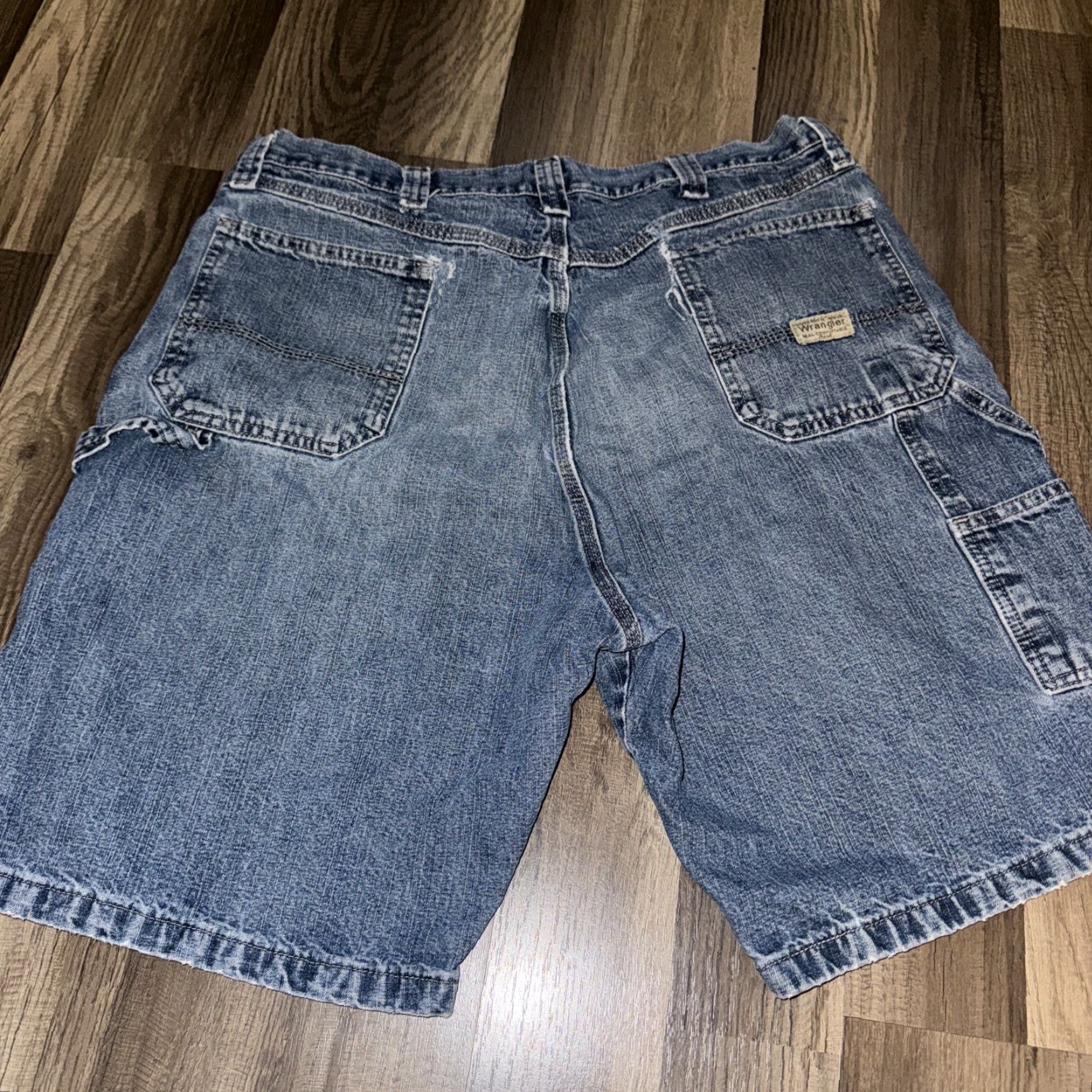 Wrangler VINTAGE Wrangler Jorts Bermuda Shorts Men 36 Blue Carpenter 90s Size US 36 / EU 52 - 3 Thumbnail