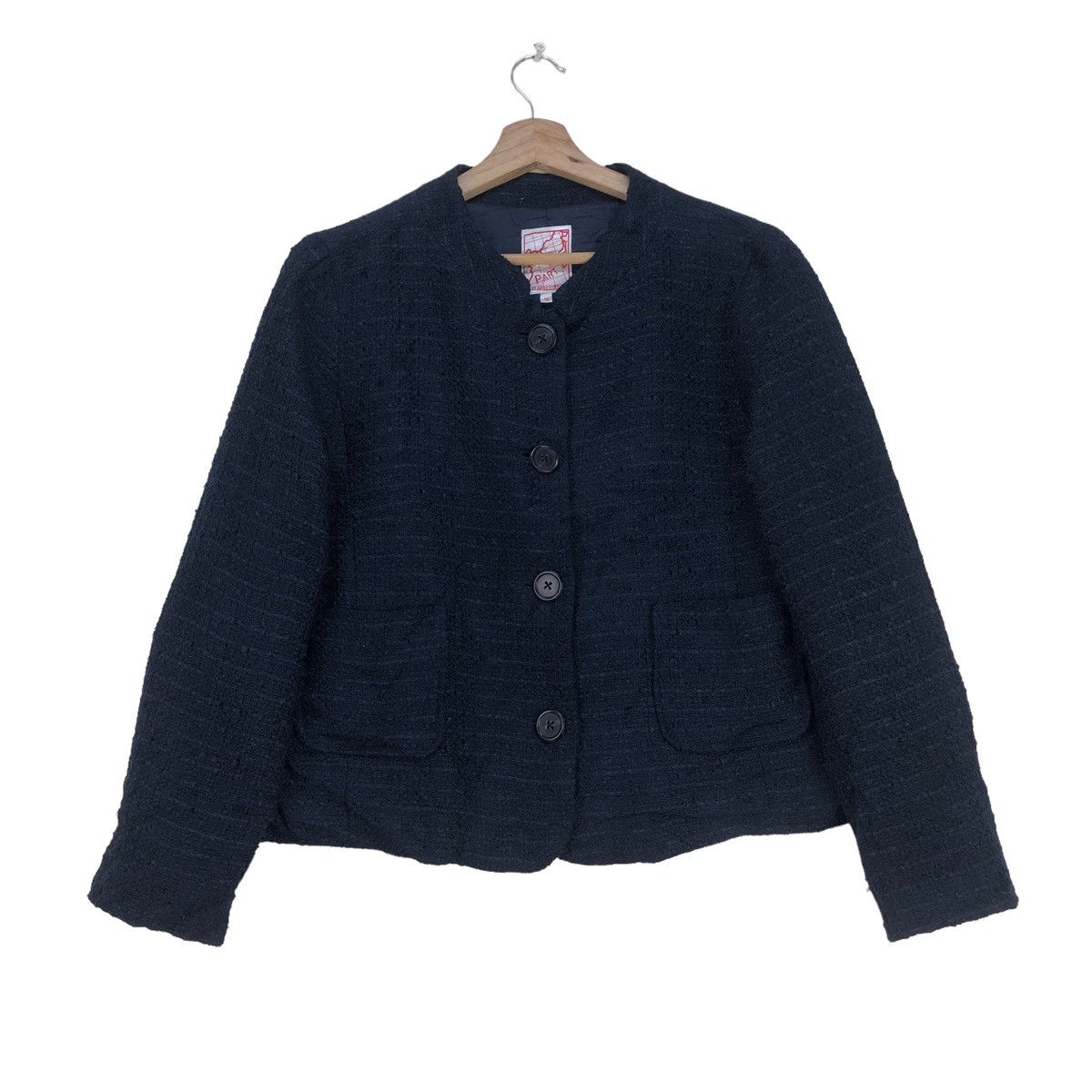 Japanese Brand 🔥Junko Shimada Tweed Jacket Size M / US 6-8 / IT 42-44 - 1 Thumbnail