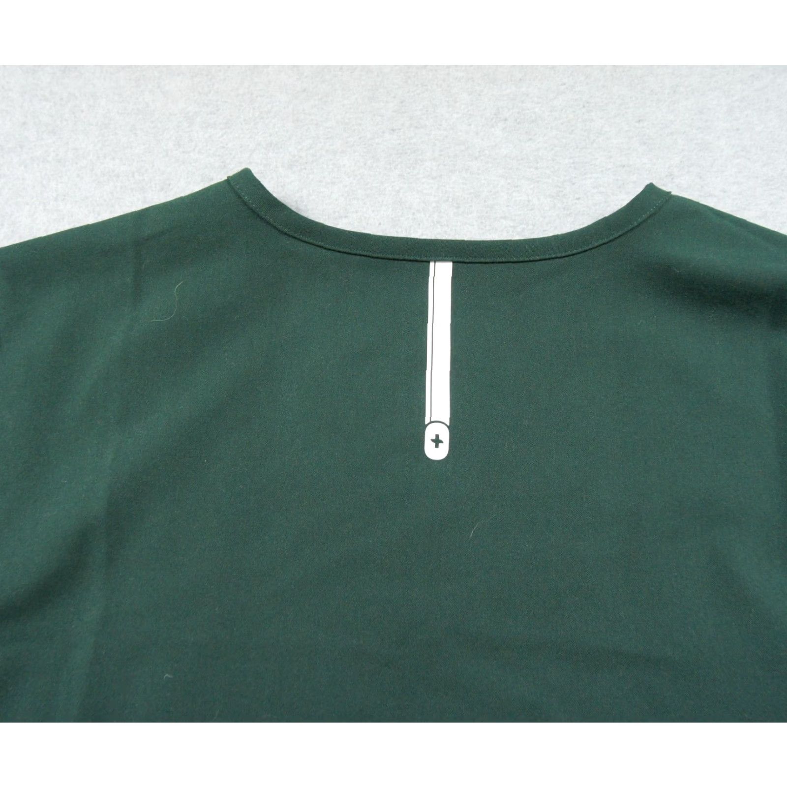 Vintage Figs Shirt Womens Medium Green Scrub Top Nurse Medical Workwear Stretch Ladies Size M / US 6-8 / IT 42-44 - 6 Thumbnail