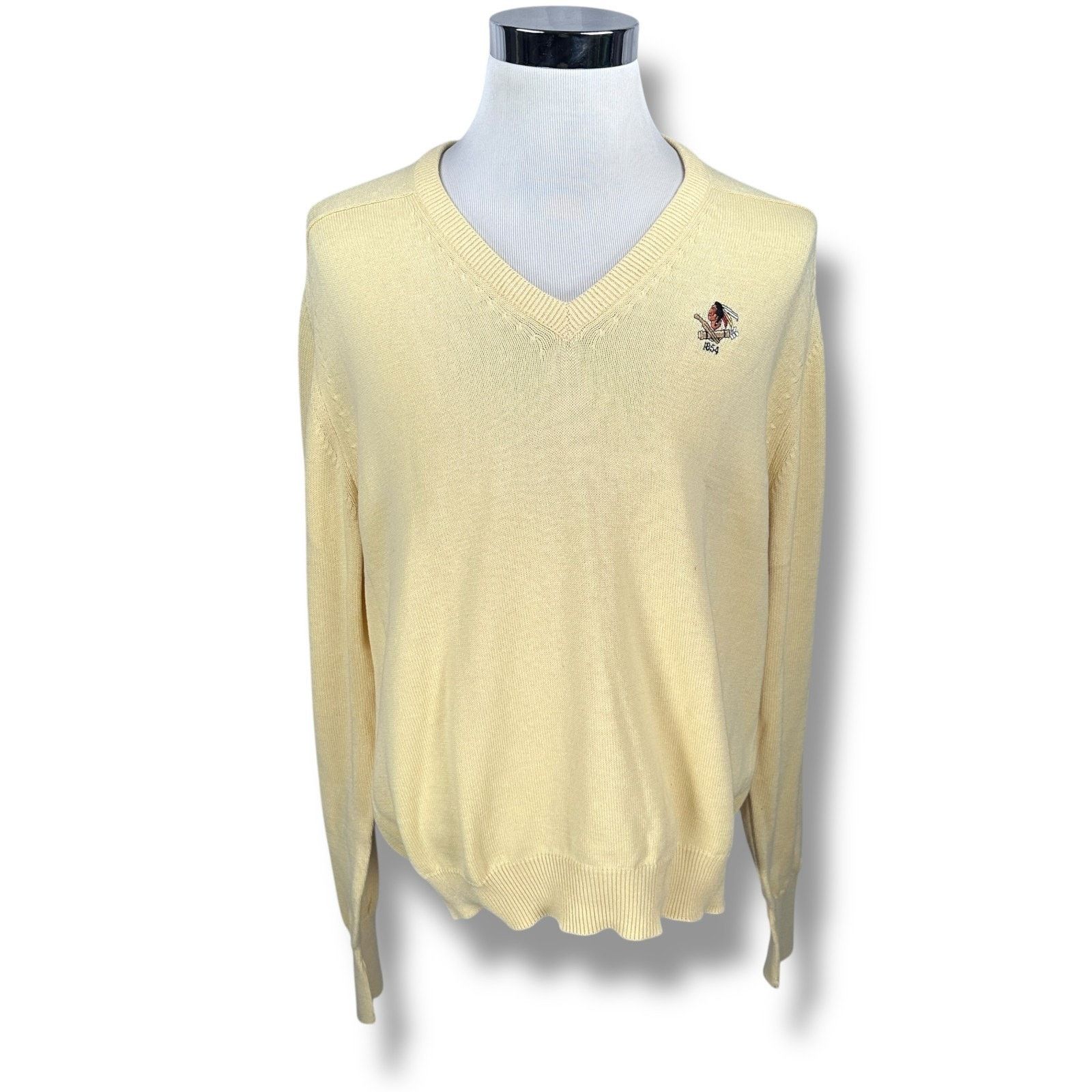 Other Vintage Izod Club Sweater Men's XL Yellow Philadelphia 80s Size US XL / EU 56 / 4 - 1 Thumbnail