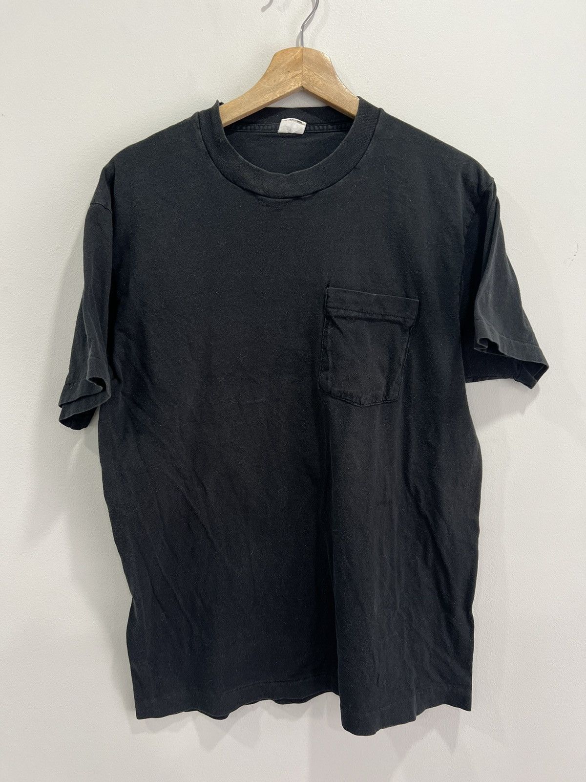 Japanese Brand Vintage Blank Tee shirt single stitched Size US L / EU 52-54 / 3 - 1 Thumbnail