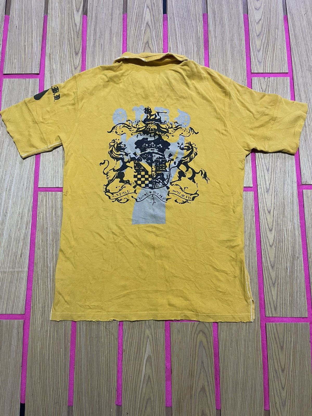 If Six Was Nine Y2K ON BOARD polo tshirt motif skull vintage style Size US M / EU 48-50 / 2 - 3 Thumbnail