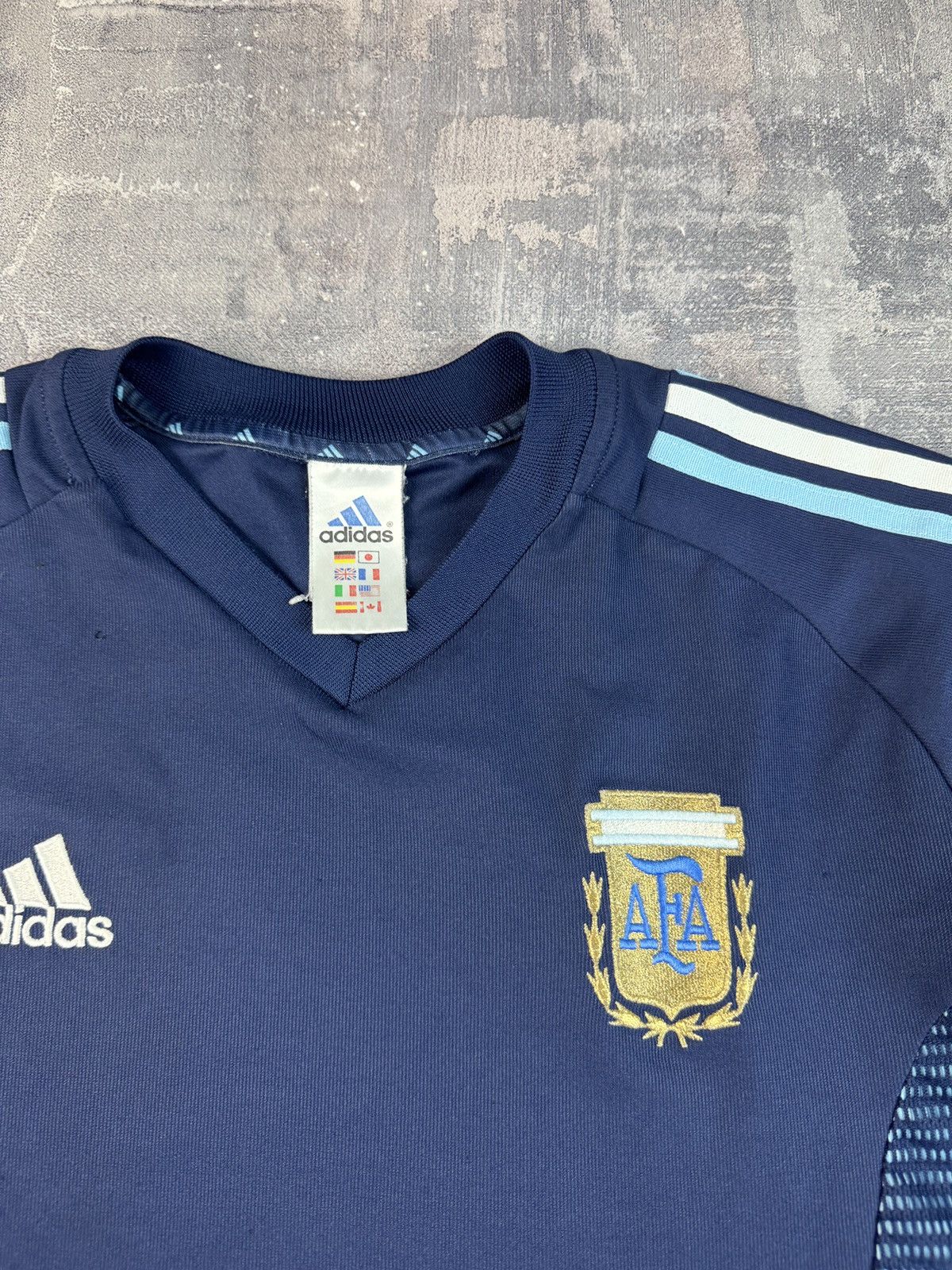 Adidas Argentina 2002/03 Away Football Soccer Jersey Shirt Adidas Size US XL / EU 56 / 4 - 5 Thumbnail