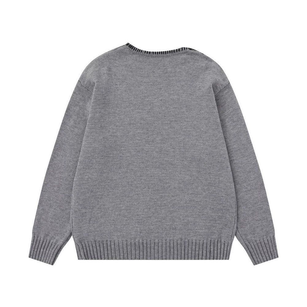 Vintage Men's retro loose casual long-sleeved round neck sweater y2k Size US M / EU 48-50 / 2 - 2 Thumbnail