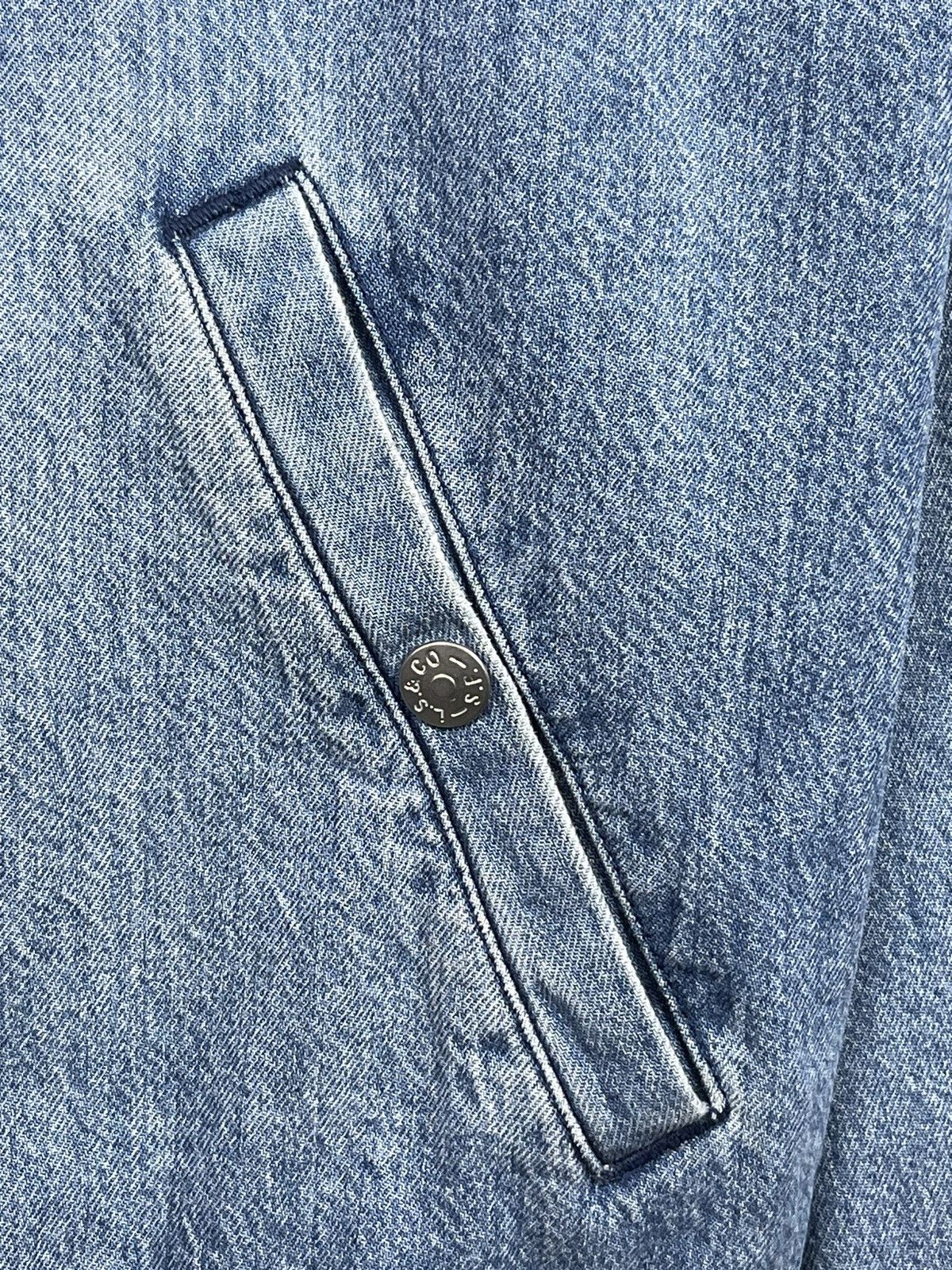 Levi's Vintage Clothing Levi’s Lyon Bomber Retro Mod Denim Jacket Men’s Size L Size US L / EU 52-54 / 3 - 6 Thumbnail