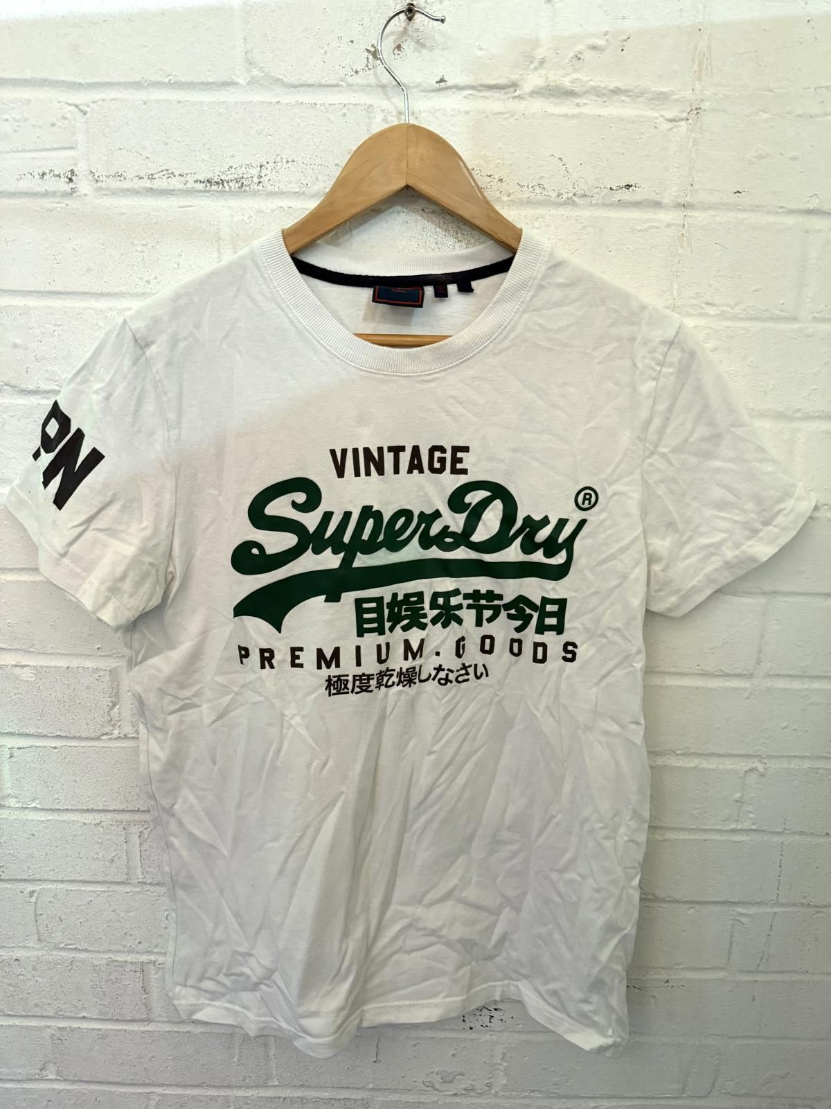Superdry SuperDry Vintage Premium Goods White T-shirt Size US L / EU 52-54 / 3 - 1 Thumbnail