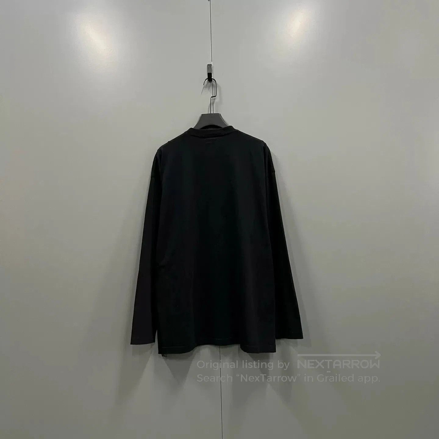 Balenciaga Balenciaga Black Logo Print Long Sleeve. Size US M / EU 48-50 / 2 - 2 Thumbnail