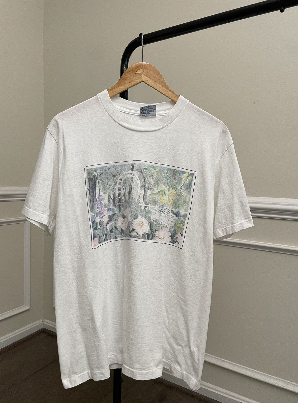 Vintage Vintage 90s Art Painting Resslur Tee Size US L / EU 52-54 / 3 - 2 Thumbnail
