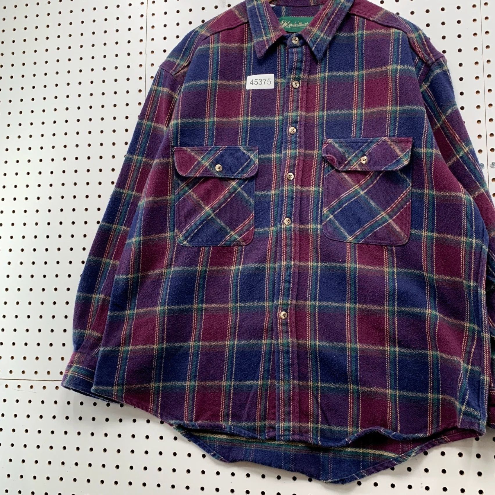 Vintage VINTAGE Gander Mountain Button Shirt Mens XL Purple Plaid Heavyweight Outdoor Shirt Mens XL Purple Plaid Heavyweight Outdoor Size US XL / EU 56 / 4 - 3 Thumbnail