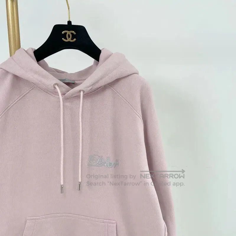 Dior Dior Pink Cotton Long Sleeve Hoodie . Size M / US 6-8 / IT 42-44 - 2 Thumbnail