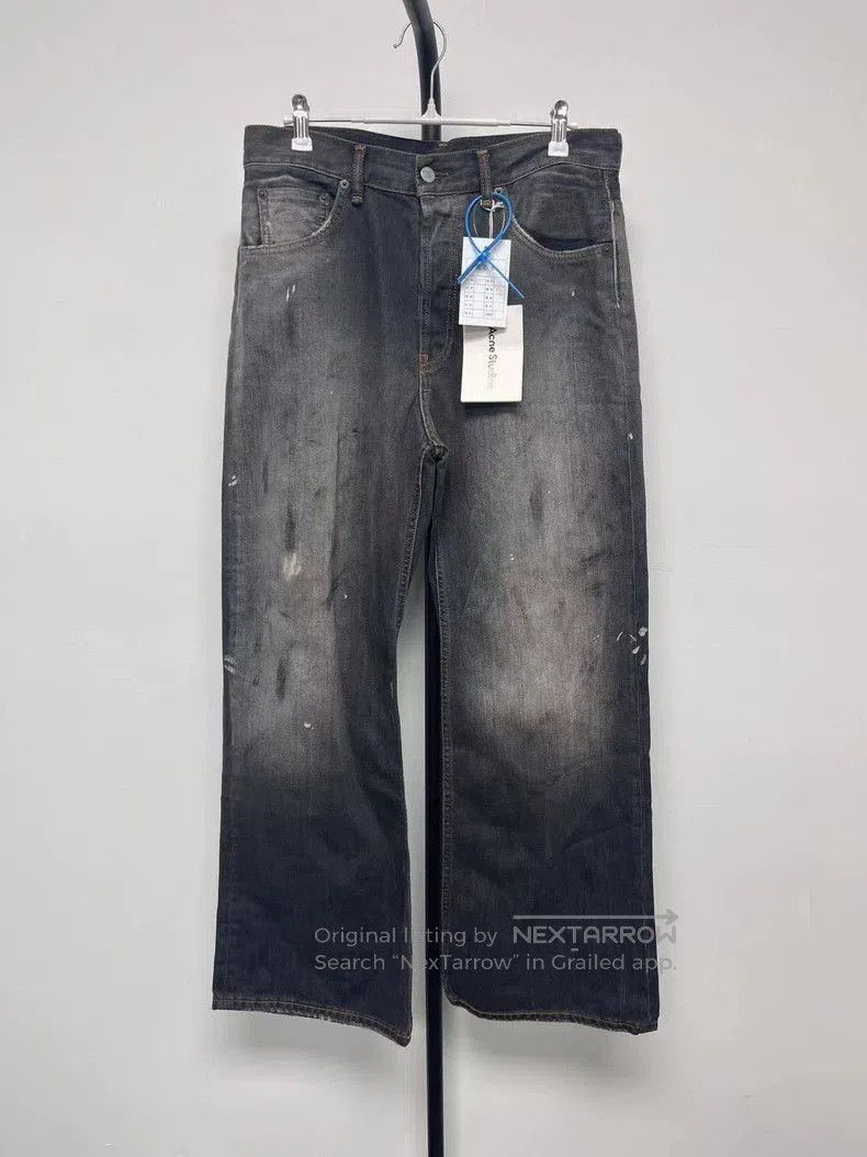 Acne Studios Super Baggy Distressed Jeans.