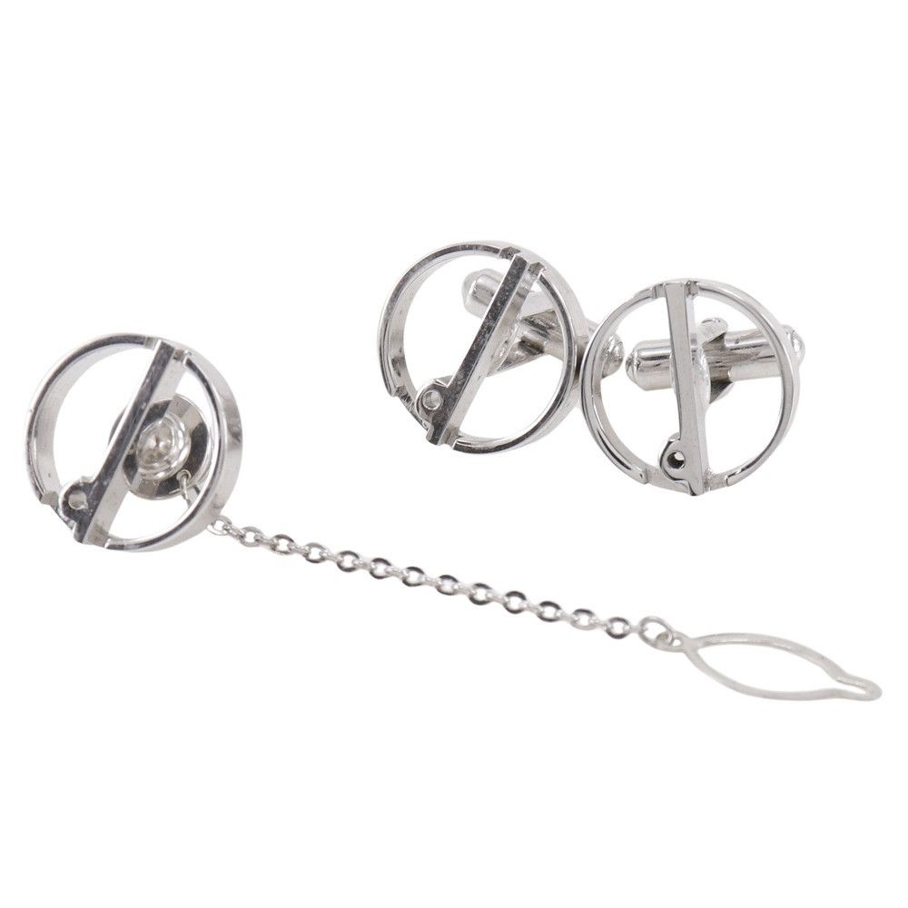 Other Dunhill Dunhill d Logo Cufflinks Tie Tack Set Metal Accessory Set Metal Cufflinks DUTY FREE for USA Size ONE SIZE - 1 Thumbnail