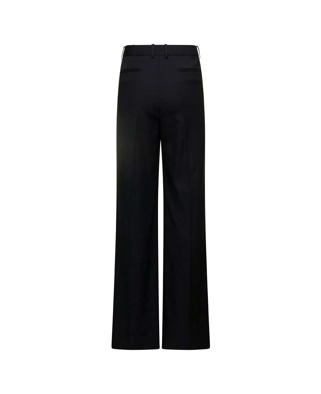 Saint Laurent Paris o1bcso1str1024 Flared Tuxedo Pants in Black Size US 32 / EU 48 - 2 Thumbnail
