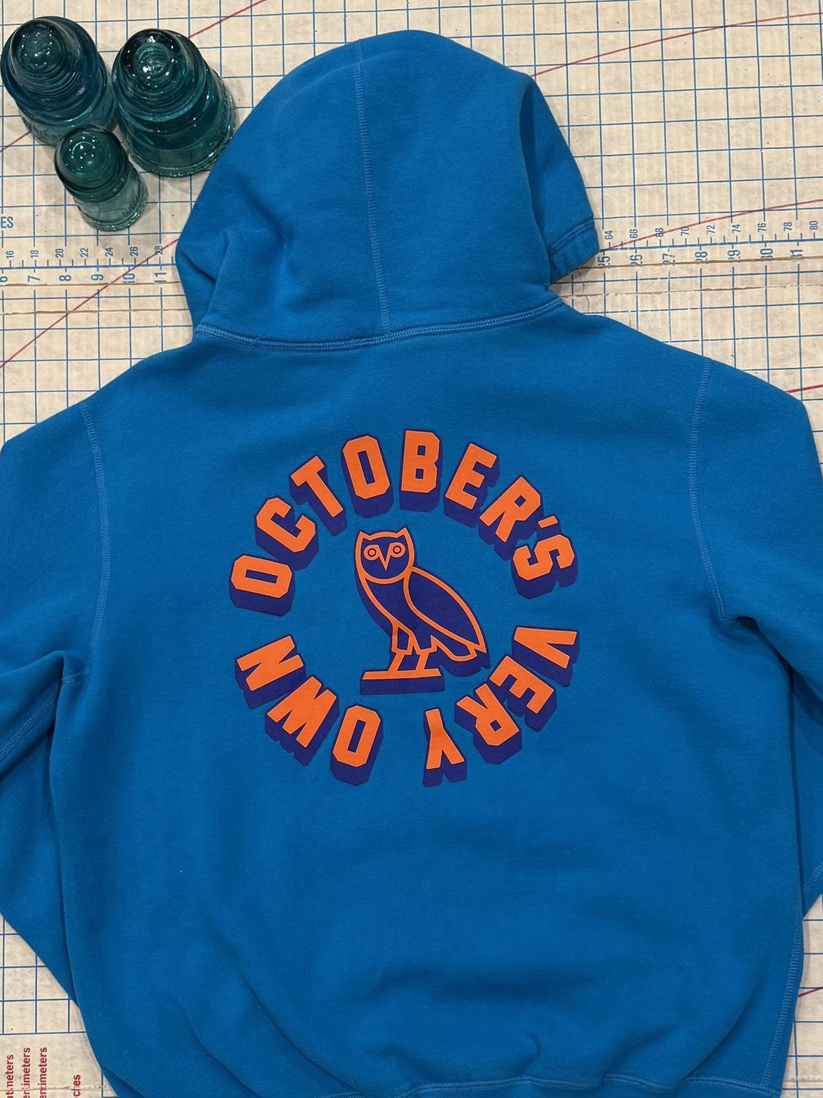 October's Very Own Octobers Very Own OVO Blue Hoodie Mens Medium Made in Canada Size US M / EU 48-50 / 2 - 13 Thumbnail