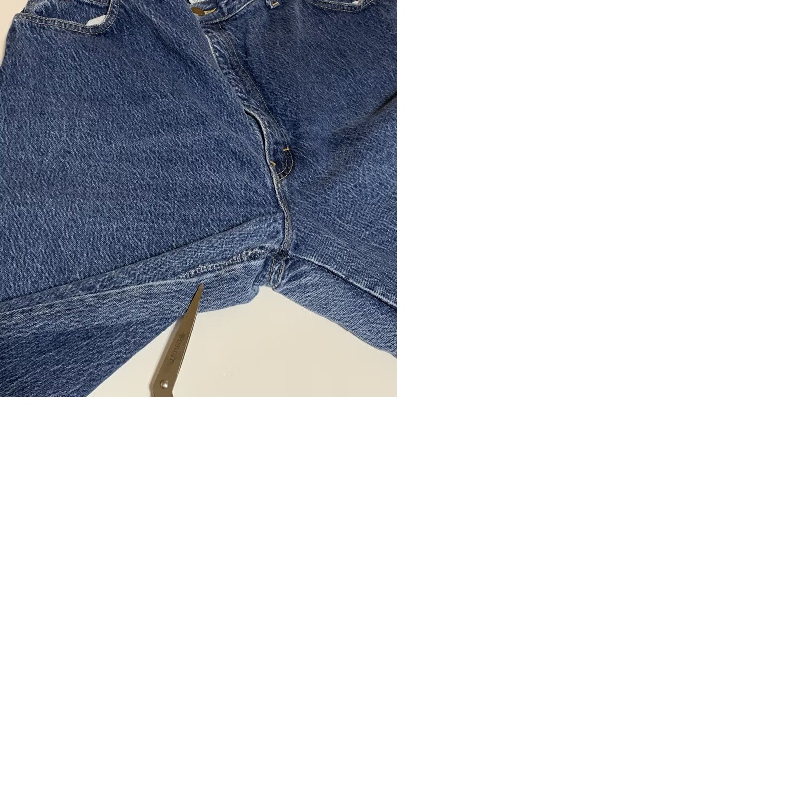 Vintage Gitano Womens High Waist Tapered Mom Jeans 22W 36x27 Medium Wash Denim Blue 27in Inseam Jeans Womens Mens? Size 25" / US 0 / IT 36 - 9 Thumbnail
