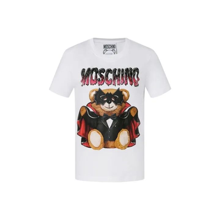Moschino Moschino Bear Print Short Sleeve T-shirt 0079 Size S / US 4 / IT 40 - 1 Thumbnail