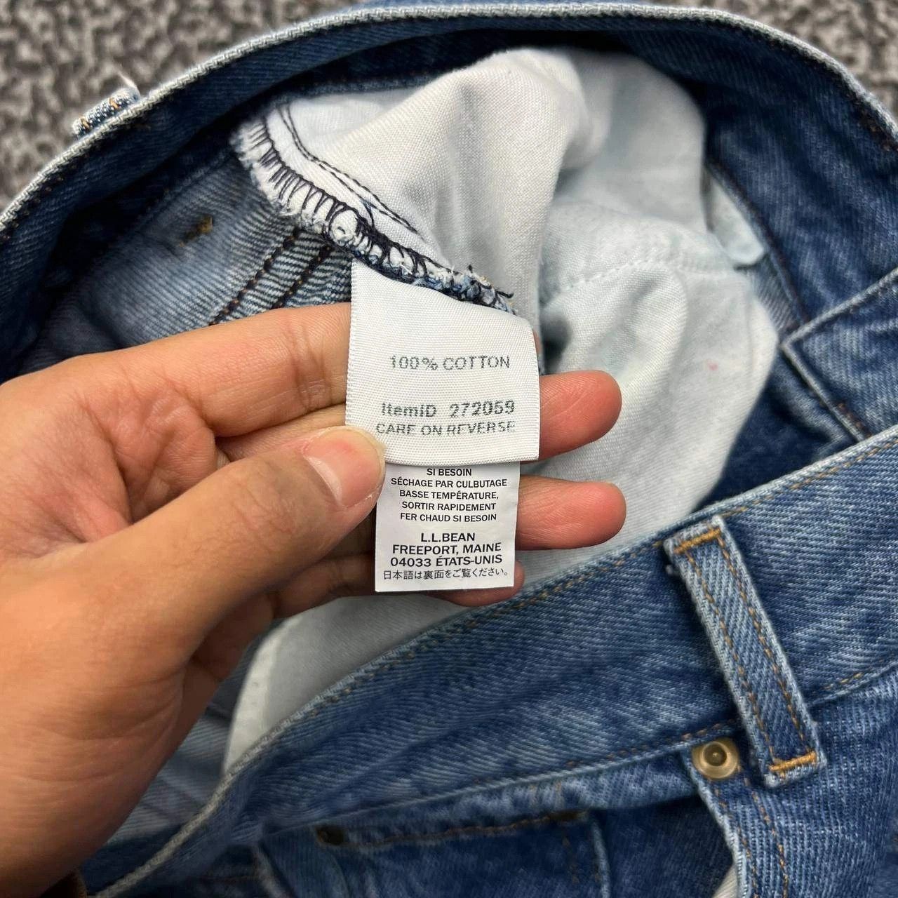 L.L. Bean L.L. Bean Jeans Women 12 Original Fit Denim Cotton 32x32 Size 32" / US 10 / IT 46 - 8 Thumbnail