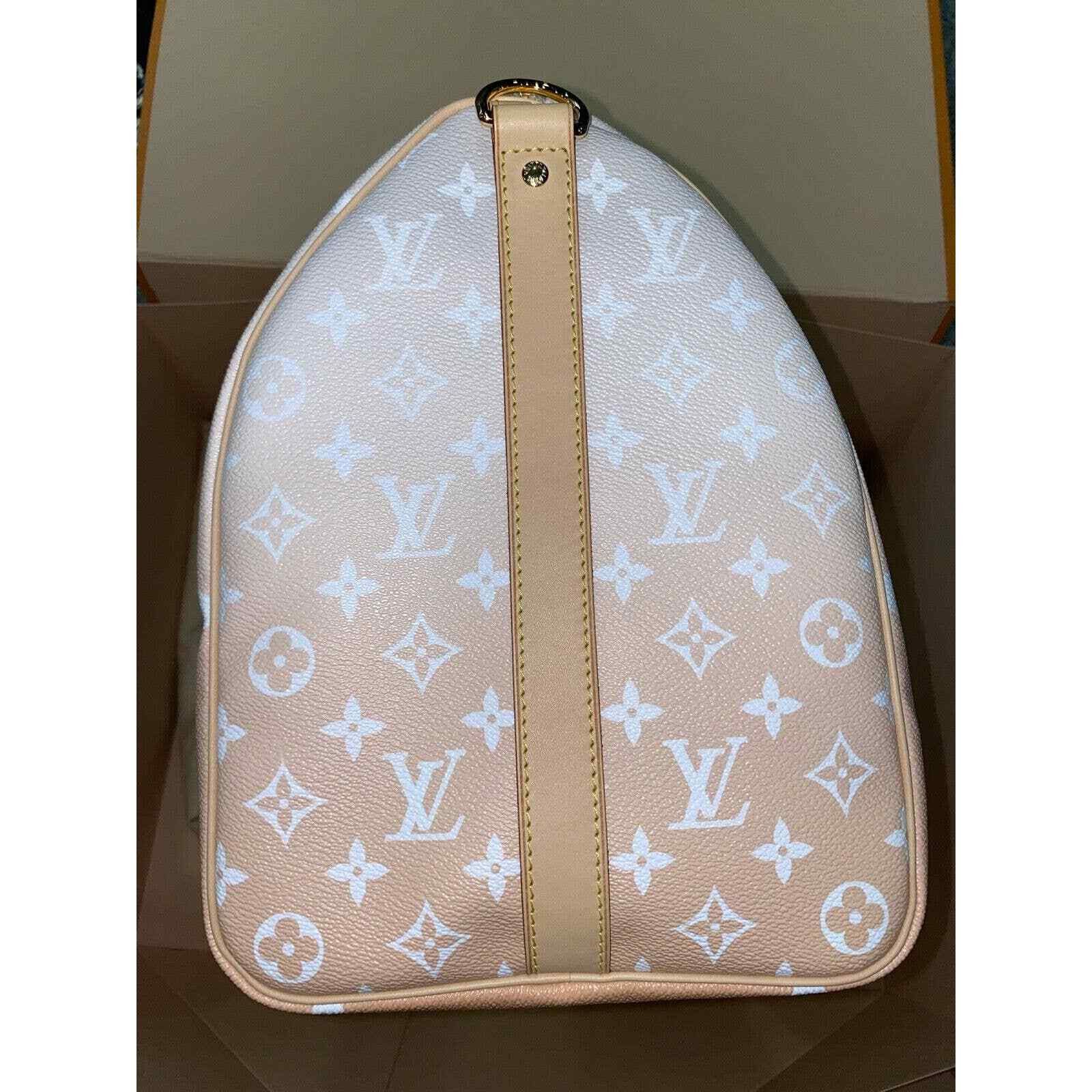 Louis Vuitton Louis Vuitton Bandouliere 45 Giant Logo Brume Travel Bag Size ONE SIZE - 6 Thumbnail
