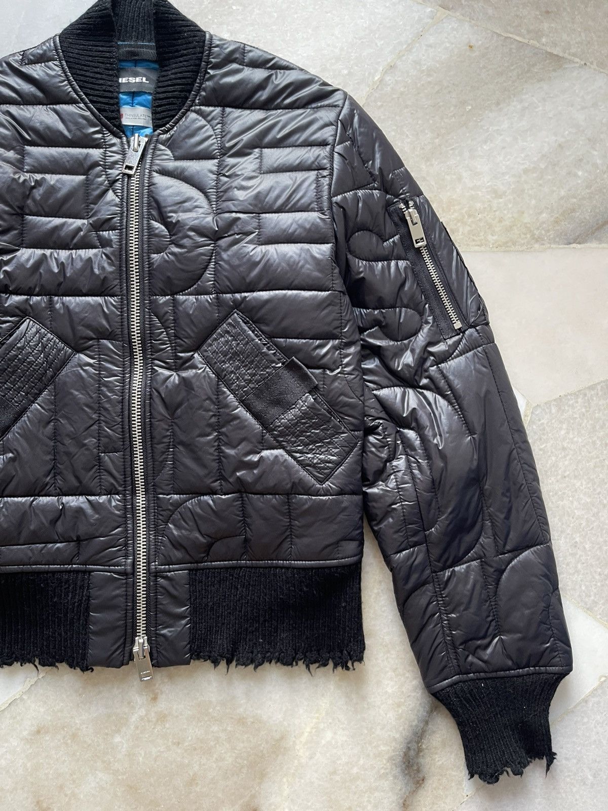 Diesel Diesel Puffer Bomber Jacket Size US XS / EU 42 / 0 - 8 Thumbnail