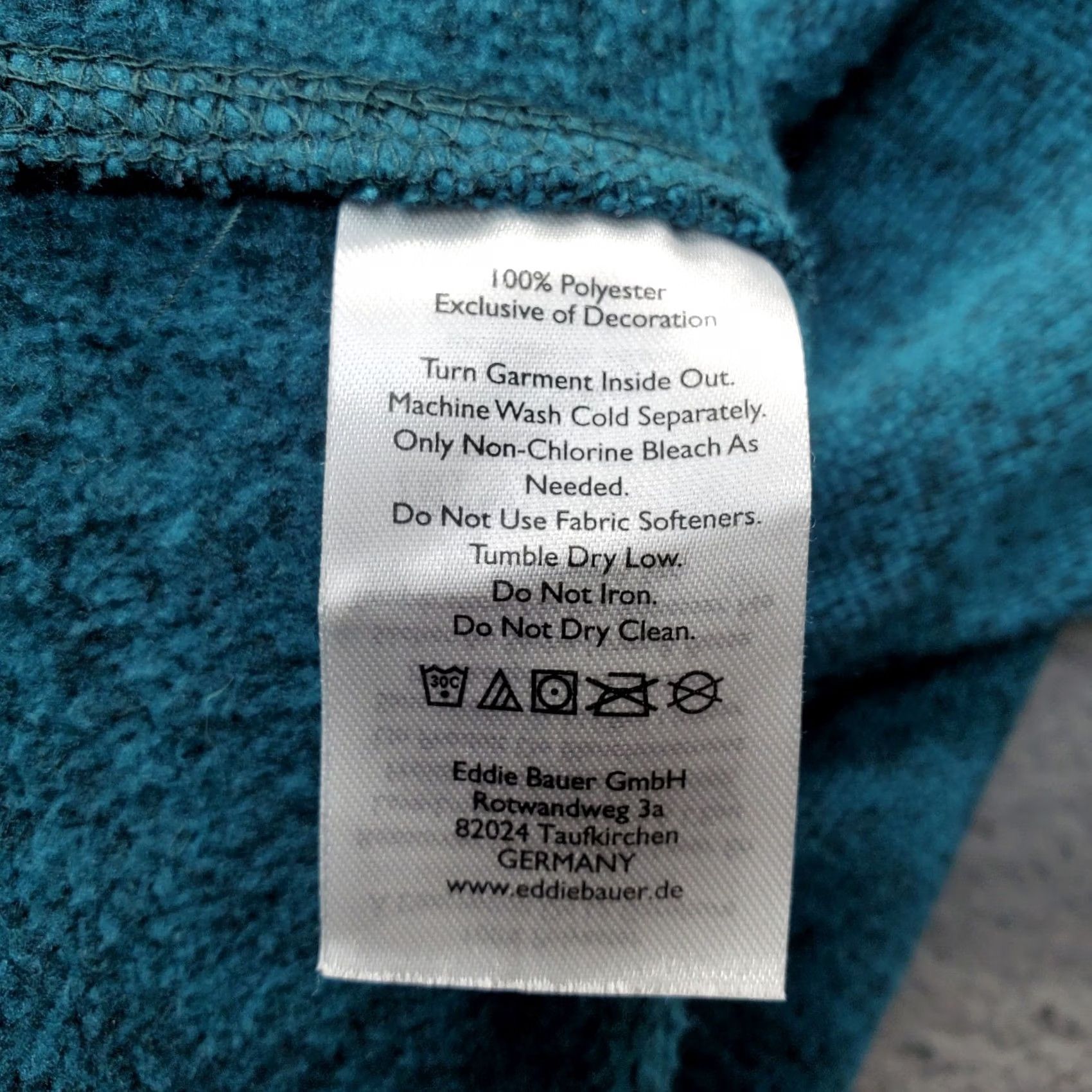 Eddie Bauer Eddie Bauer Better Sweater Mens L Teal Fleece Lined Athletic Mock Neck 1/4 Zip Size US L / EU 52-54 / 3 - 6 Thumbnail