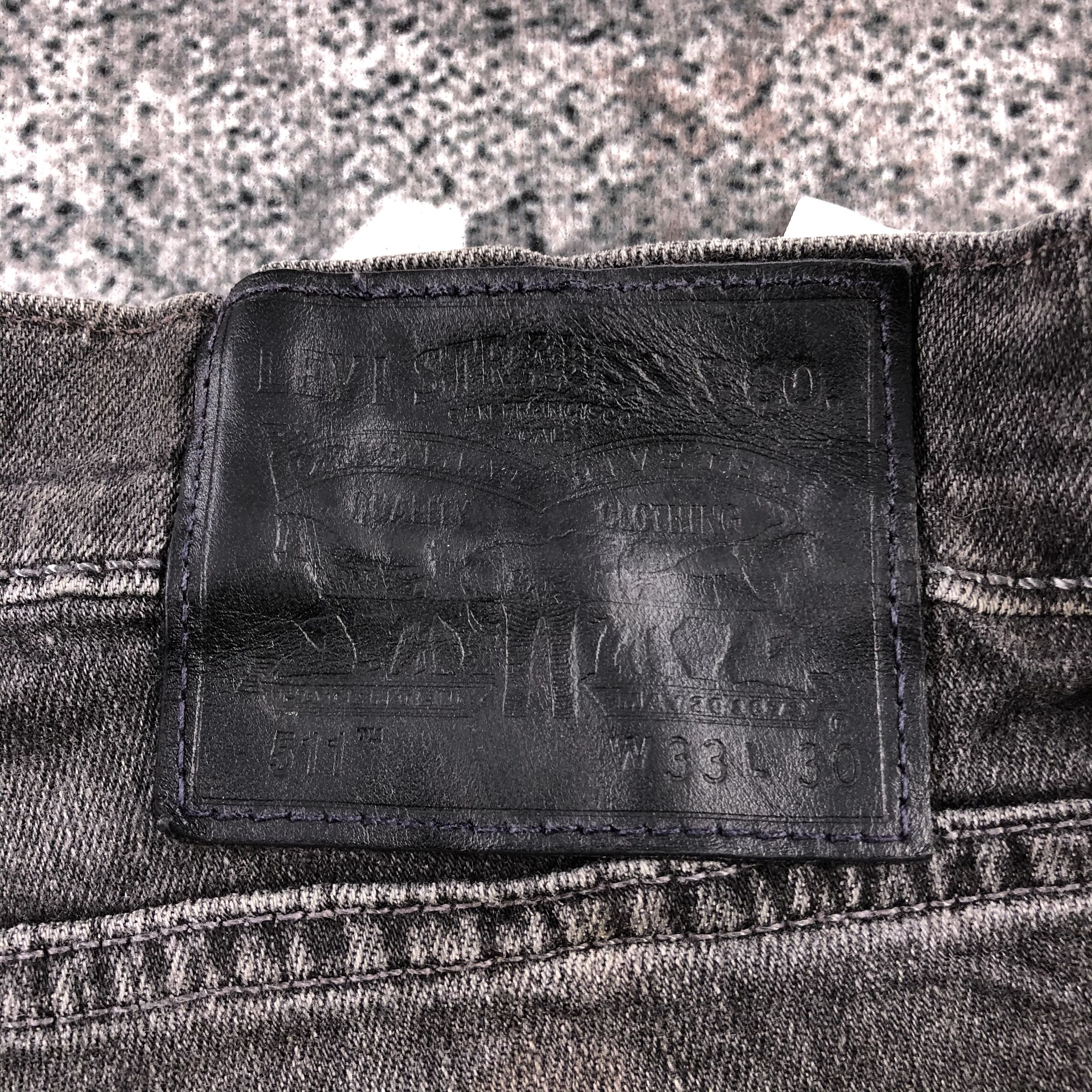 Levi's Levi's 511 Jeans Faded Black Denim KJ1071 Size US 33 - 5 Thumbnail