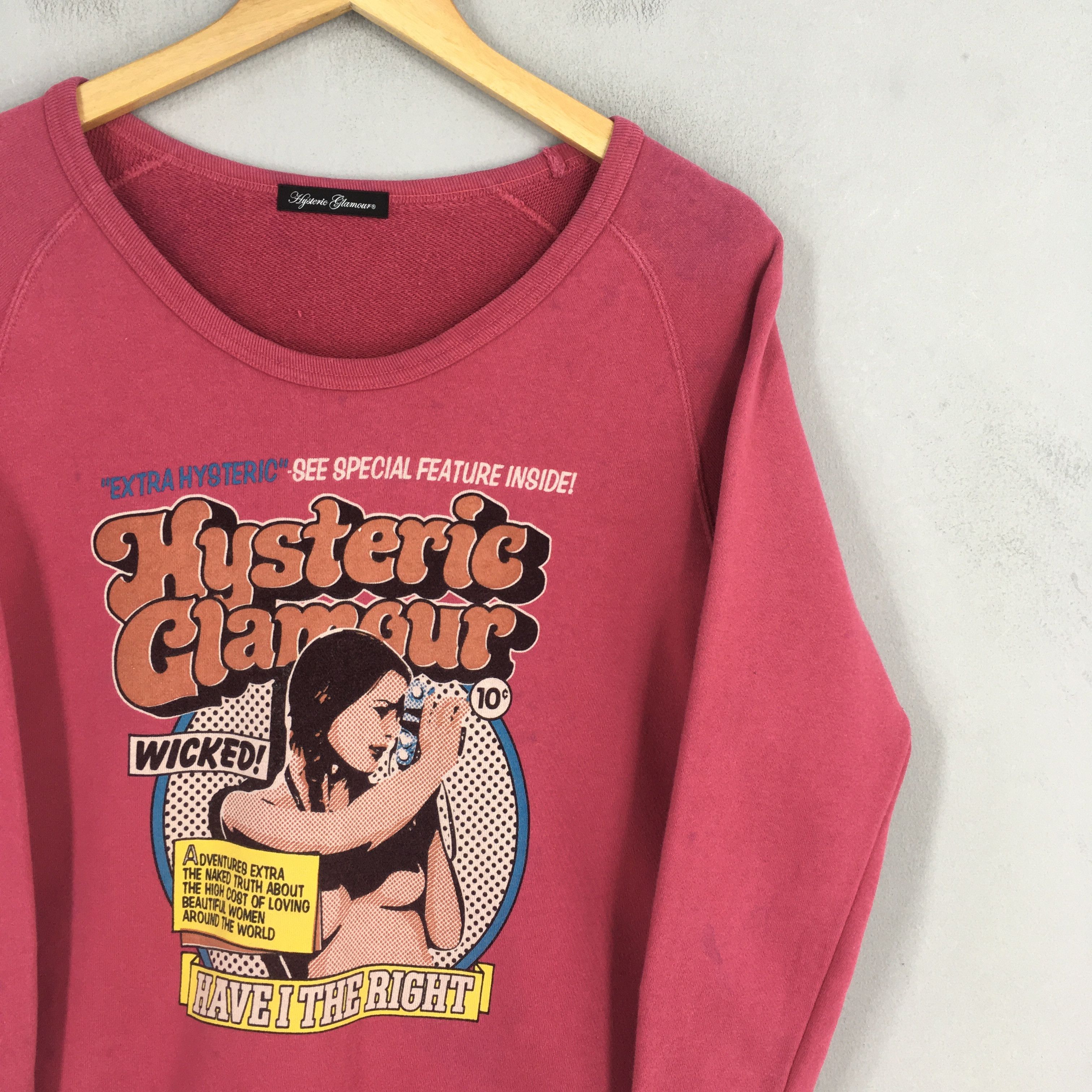 Japanese Brand × Vintage Vintage Hysteric Glamour Sexy Women Sweatshirt Small Size US S / EU 44-46 / 1 - 2 Thumbnail