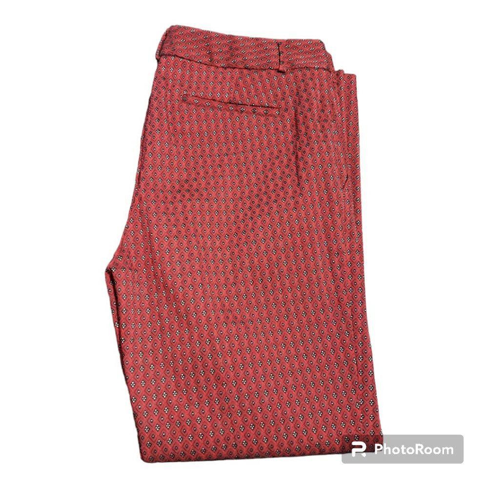 Banana Republic CT698 Banana Republic Ladies Red & Black Pant 12 Size 34" / US 12 / IT 48 - 8 Thumbnail