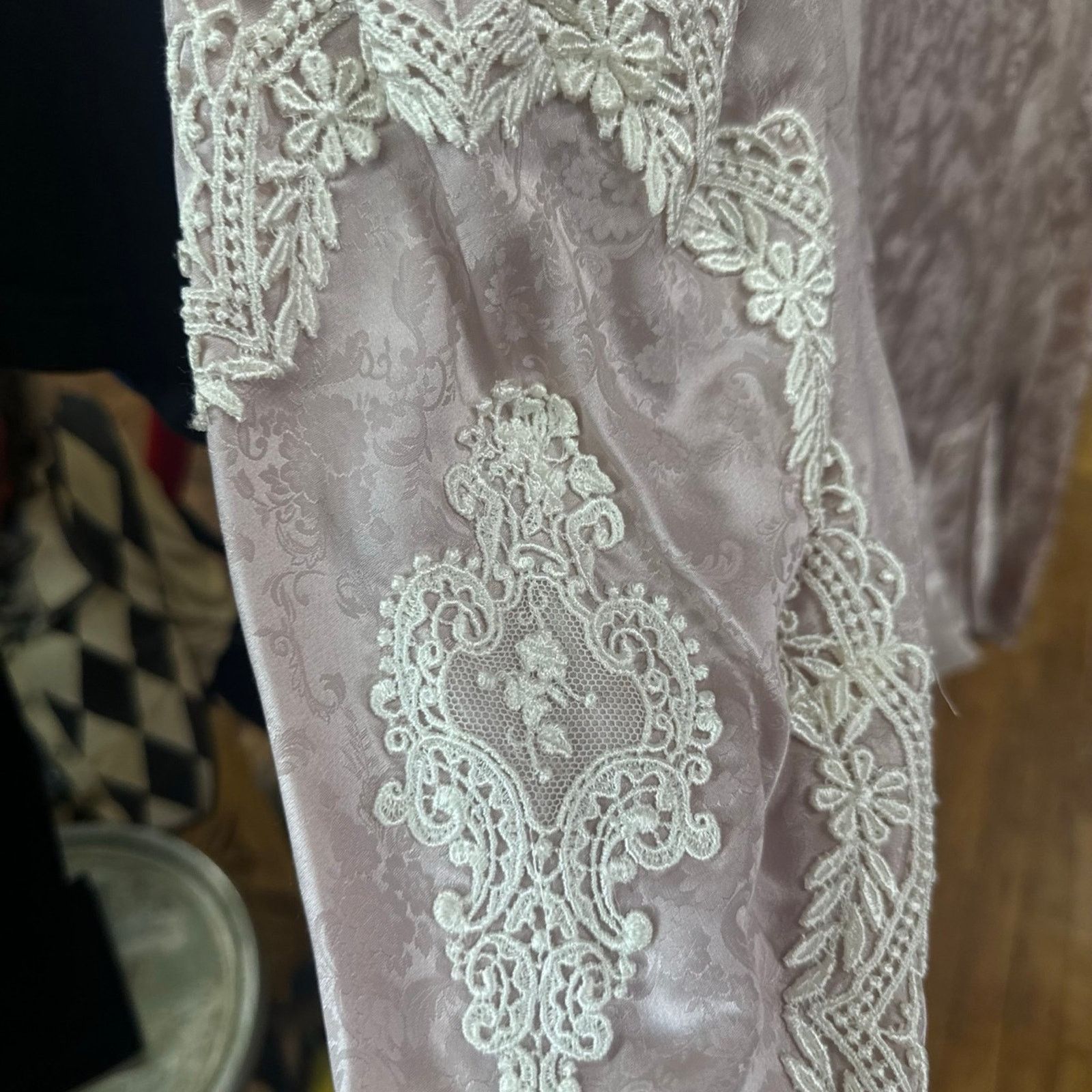 Jessica McClintock Vintage Jessica McClintock Victorian Lace Gown –Size 8 Size M / US 6-8 / IT 42-44 - 8 Thumbnail