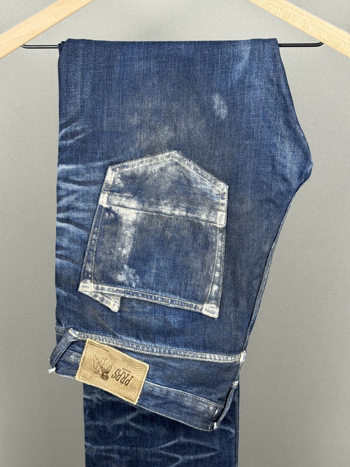 Prps PRPS DENIM PAINTED FADED PANTS SIZE : 34 Size US 34 / EU 50 - 3 Thumbnail