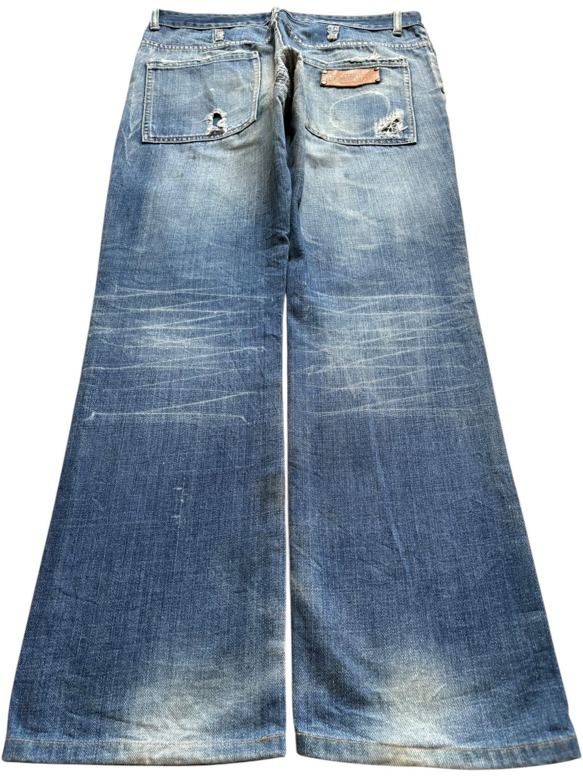 Dsquared2 Vintage Dsquared Mud Wash Distressed Loose Jeans Size US 33 - 2 Thumbnail