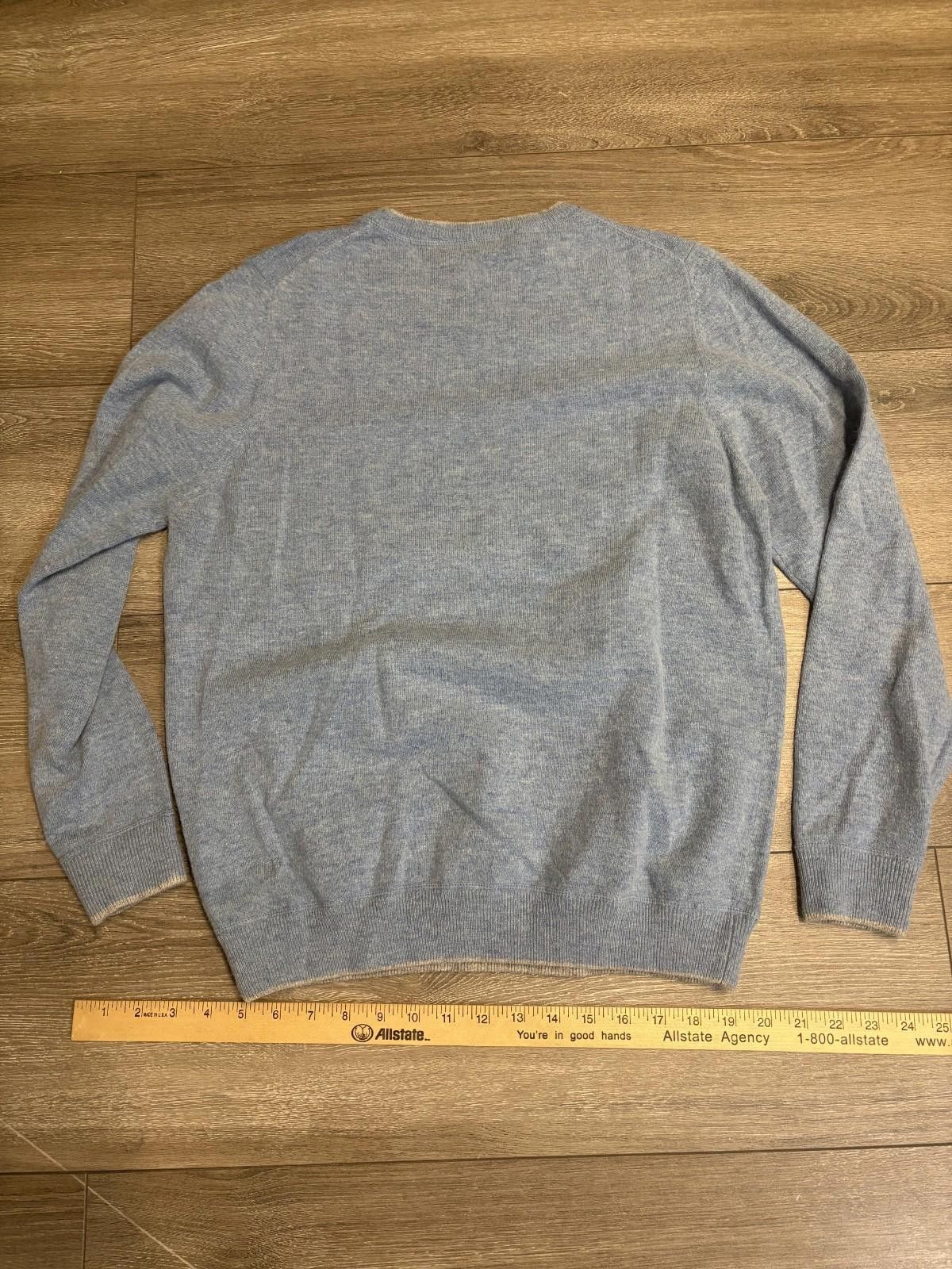 Balmain Pierre Balmain Wool/Cashmere Sweater Blue Size 50/L Size US L / EU 52-54 / 3 - 3 Thumbnail
