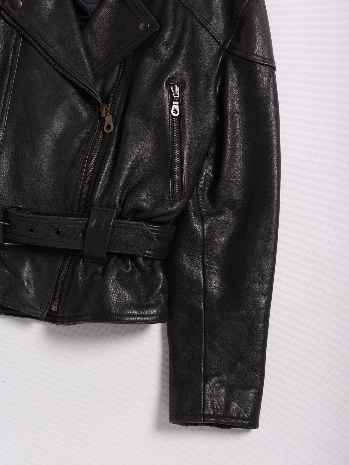 Genuine Leather Modeka Leather Biker Jacket Moto Racing Vintage Size S / US 4 / IT 40 - 3 Thumbnail