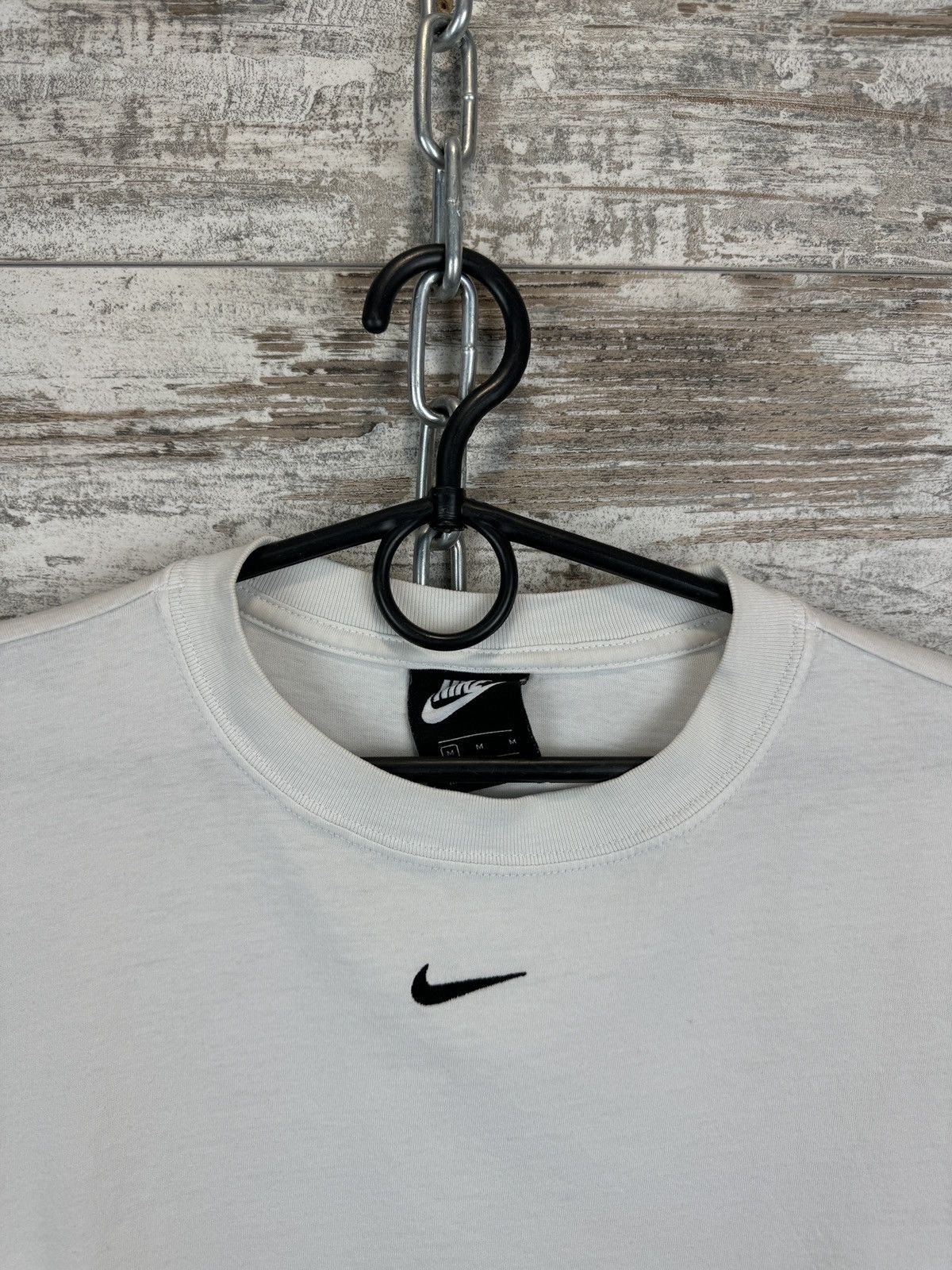 Nike Mens Vintage Nike Centre swoosh T-shirt y2k tee drill rare Size US M / EU 48-50 / 2 - 2 Thumbnail