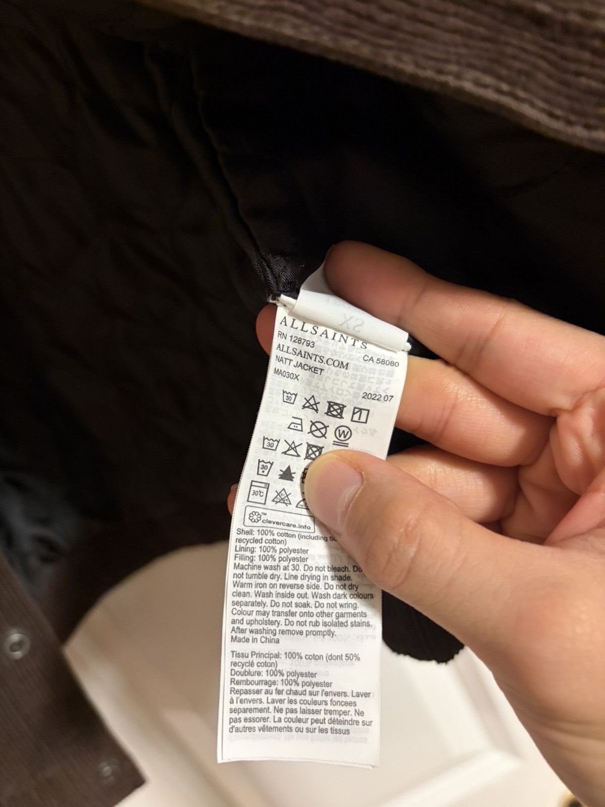 Allsaints Allsaints corduroy jacket Size US XS / EU 42 / 0 - 4 Thumbnail