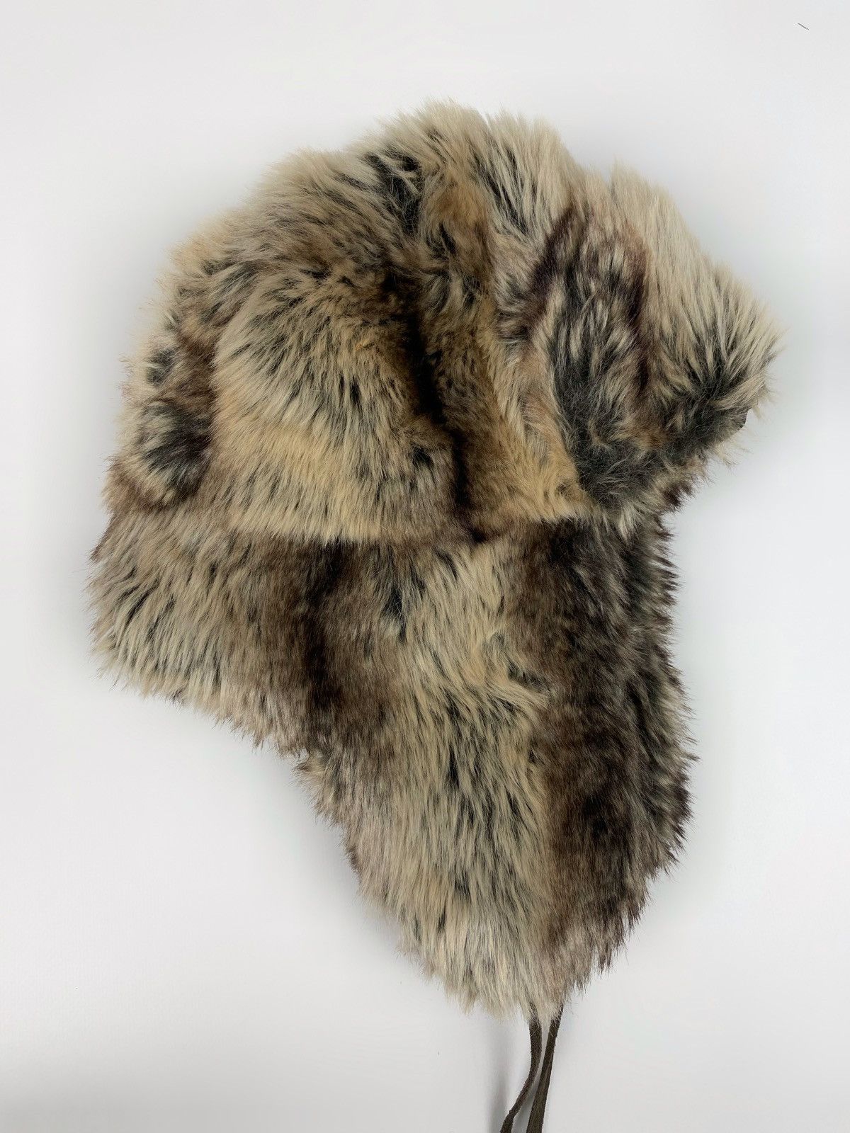 Vintage Y2K Vintage Faux Fuzzy Fur Alt Ushanka Trapper Hat Size ONE SIZE - 4 Thumbnail