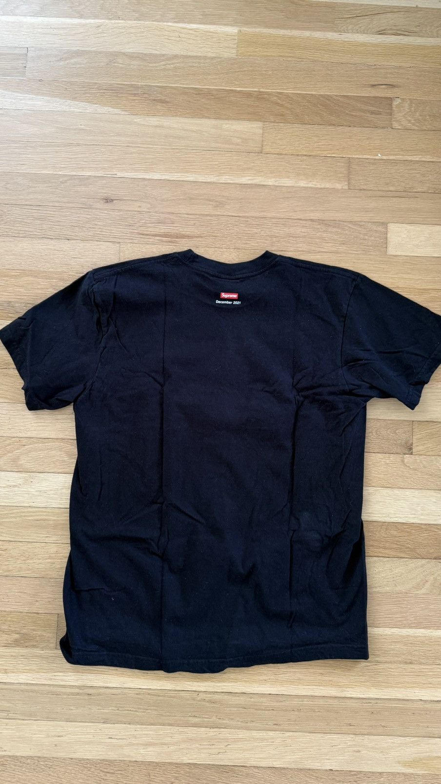 Supreme Supreme Christmas Tee Black Medium 2021 Size US M / EU 48-50 / 2 - 3 Thumbnail
