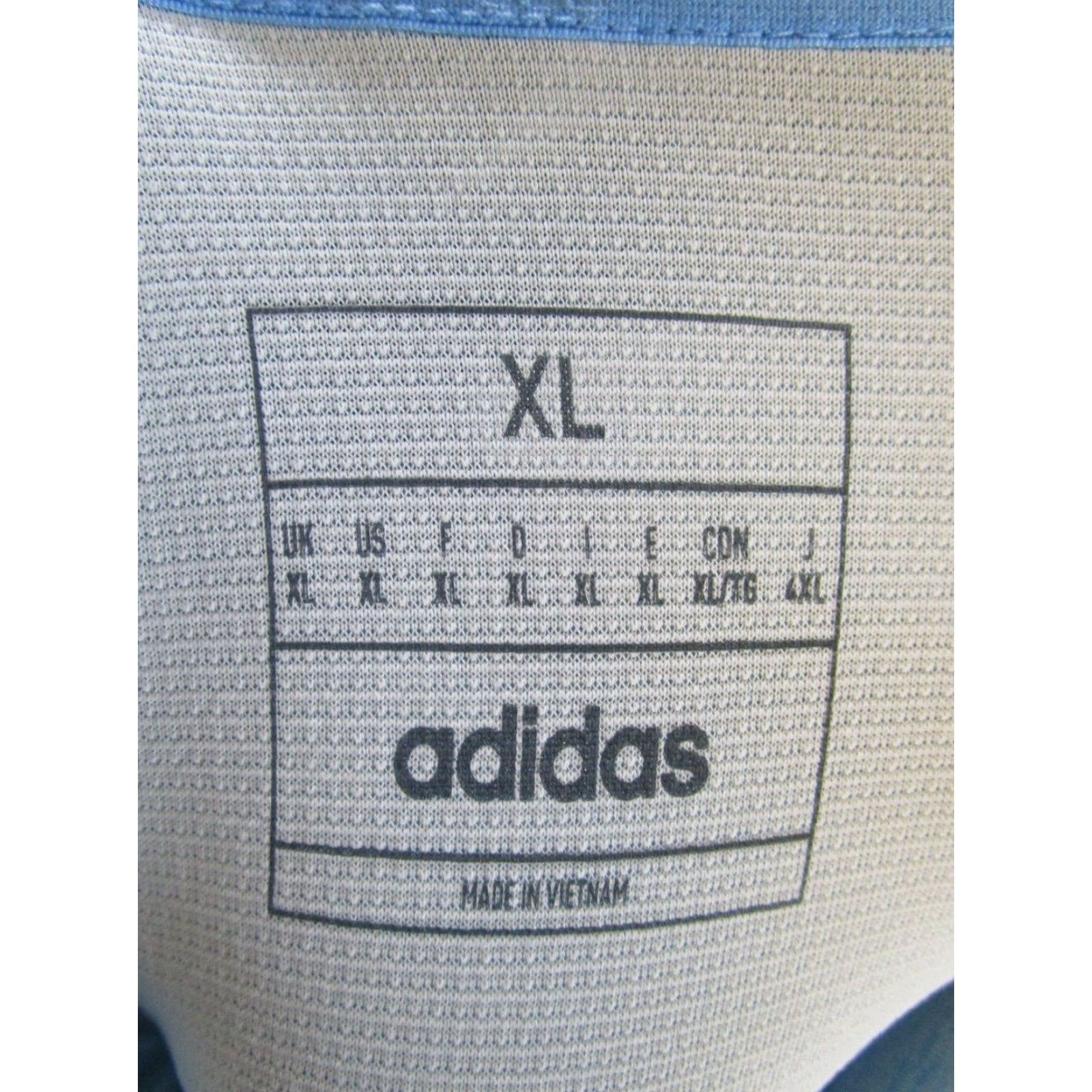 Adidas VINTAGE Adidas Polo Shirt Mens XL Blue Golf Logo Size US XL / EU 56 / 4 - 3 Thumbnail